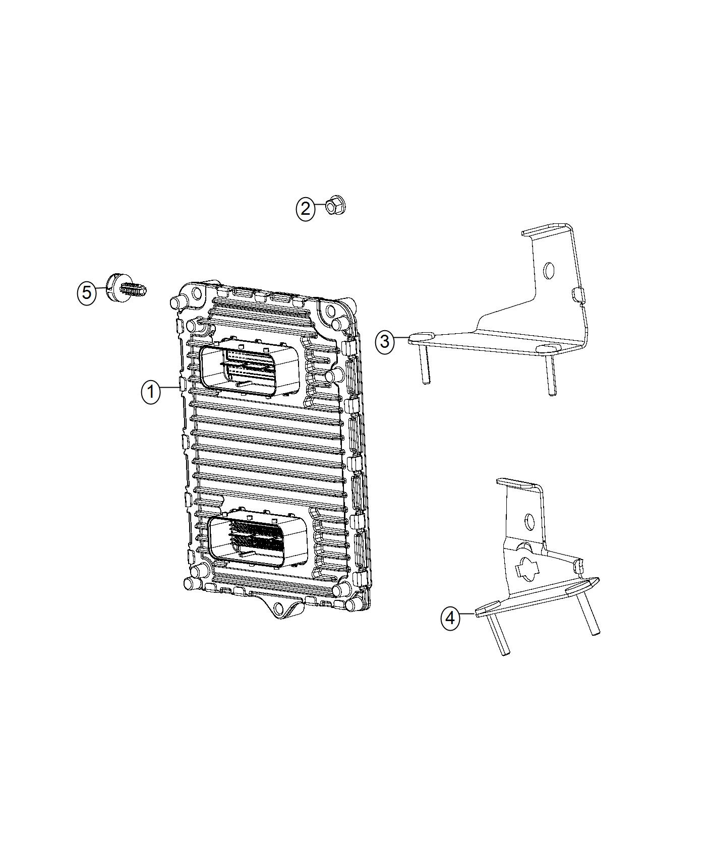 Diagram Module, Engine Control. for your 2003 Chrysler 300  M 