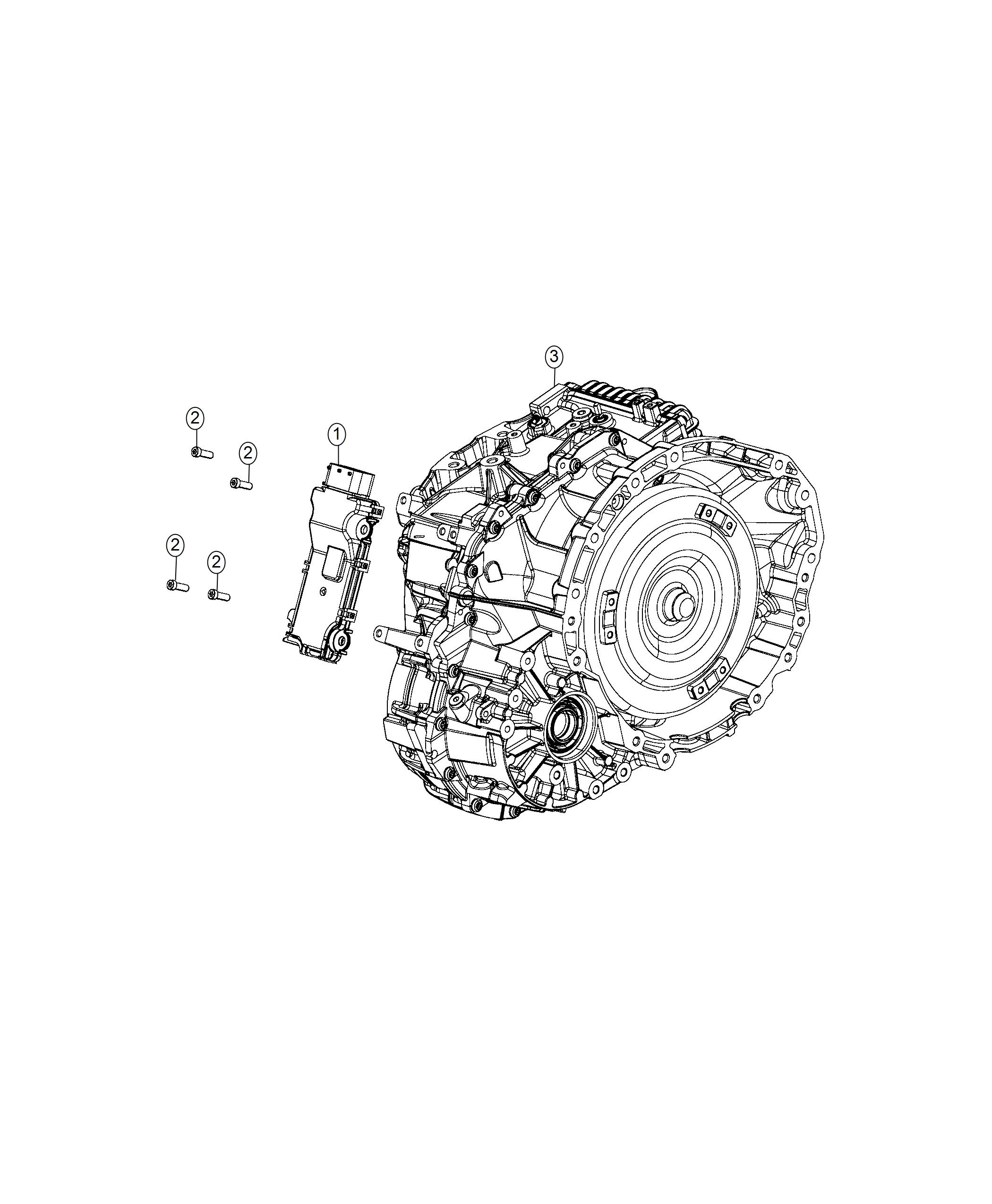 Full size assembly image of Module, Transmission Control. (1/1)