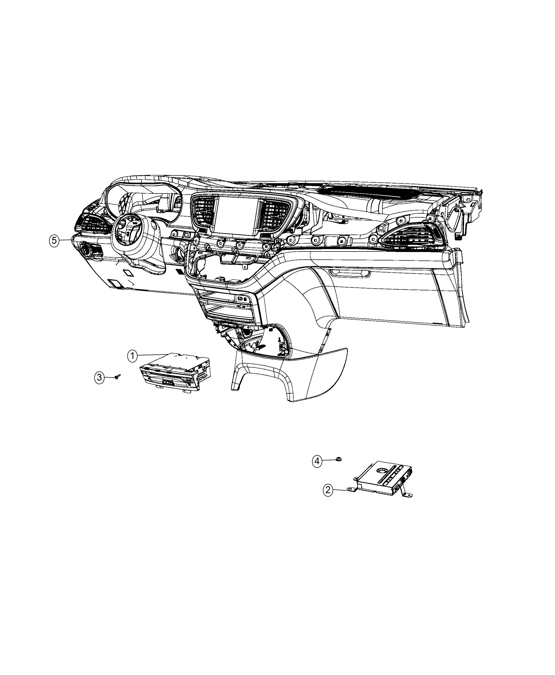 Diagram Module, DVD Player and Video Router. for your Chrysler Pacifica  