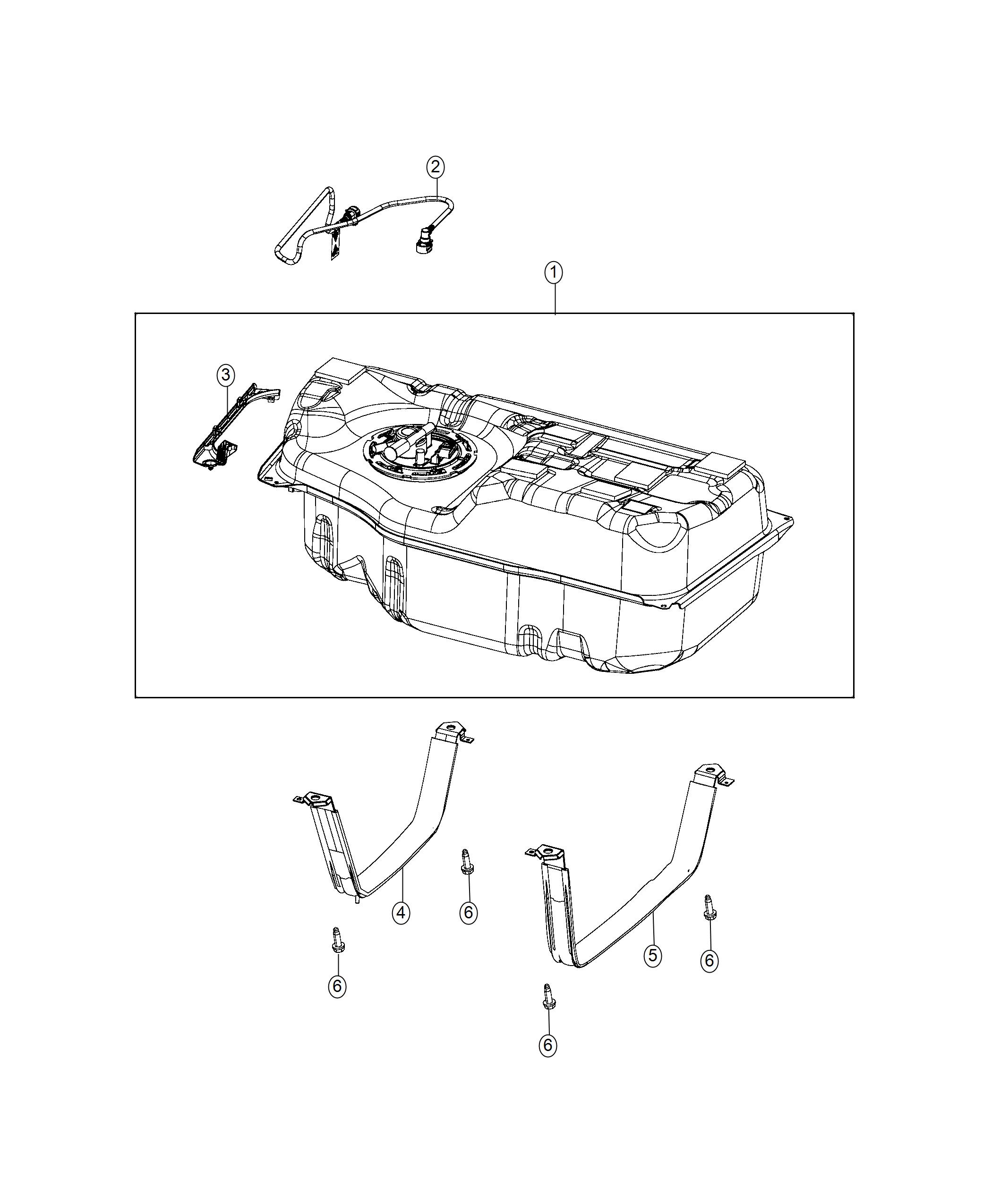 Fuel Tank 3.6L [3.6L V6 PLUG-IN HYBRID ENGINE]. Diagram