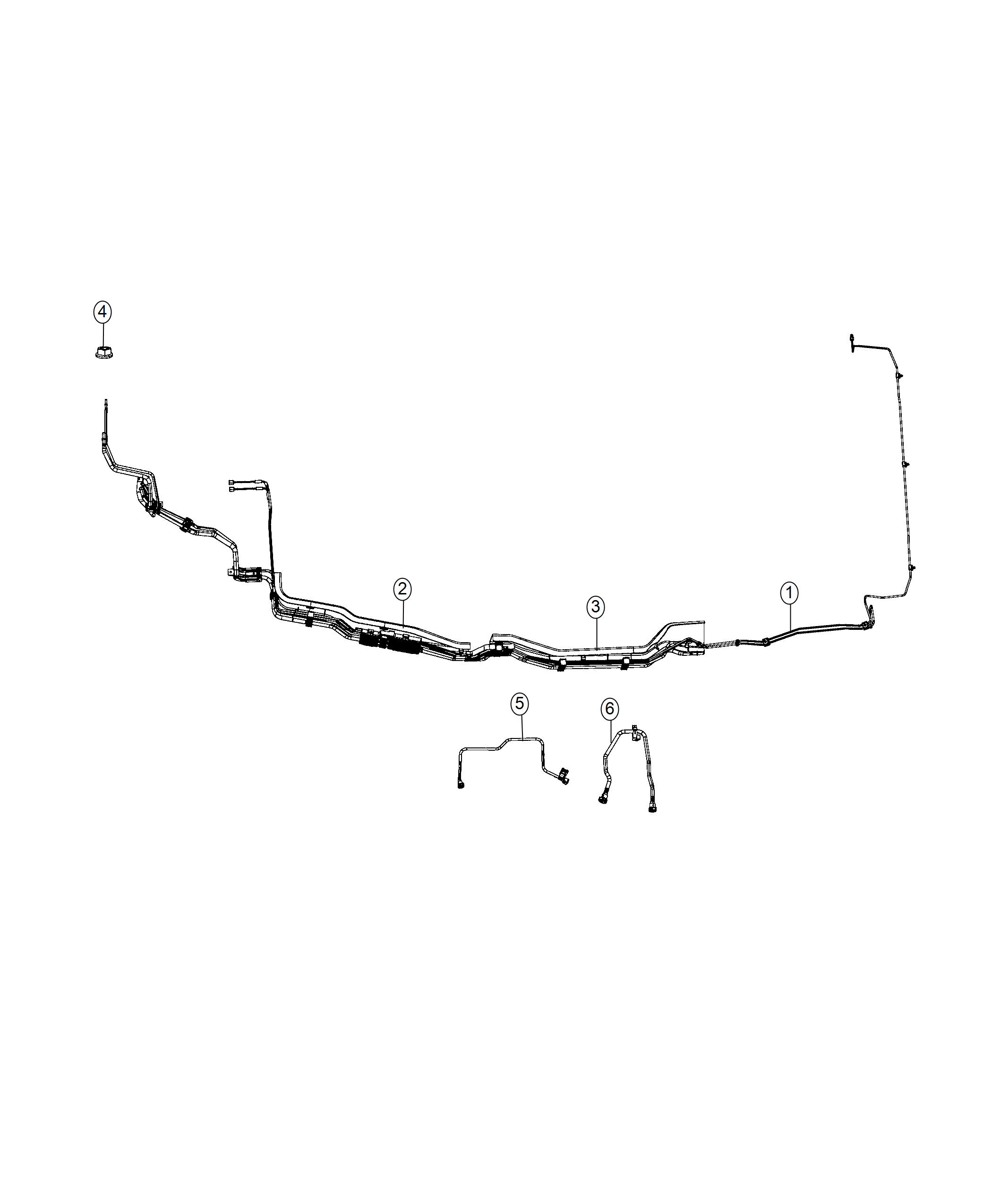 Diagram Fuel Lines 3.6L [3.6L V6 PHEV Hybrid Engine]. for your 2008 Chrysler 300   