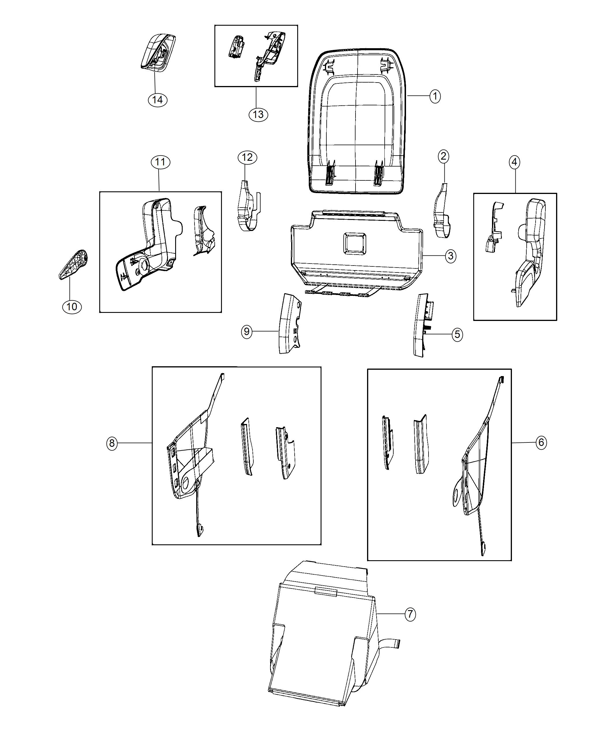 Second Row - Stow and Go - Shields. Diagram