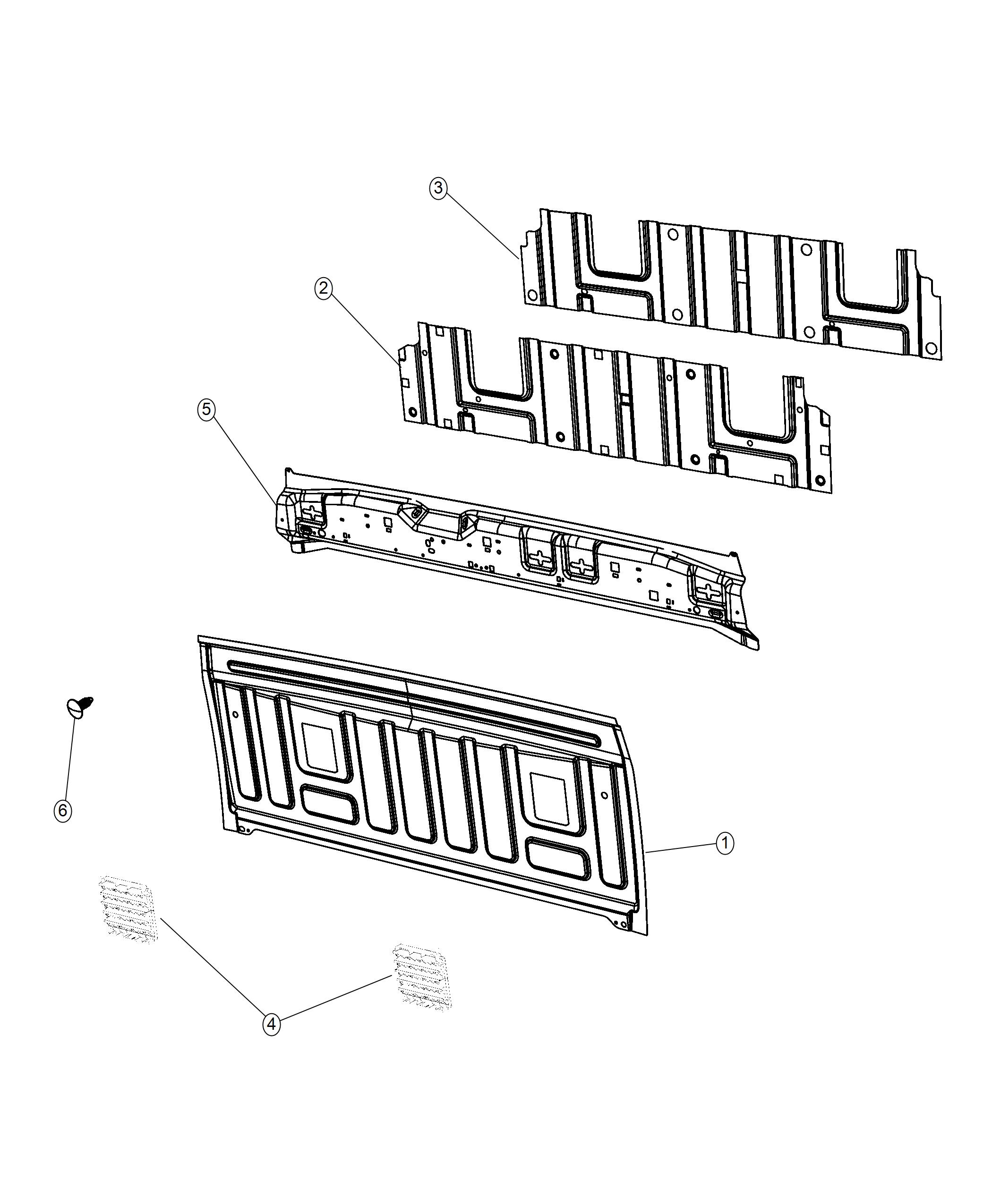 Diagram Cab Back. for your 2000 Chrysler 300  M 