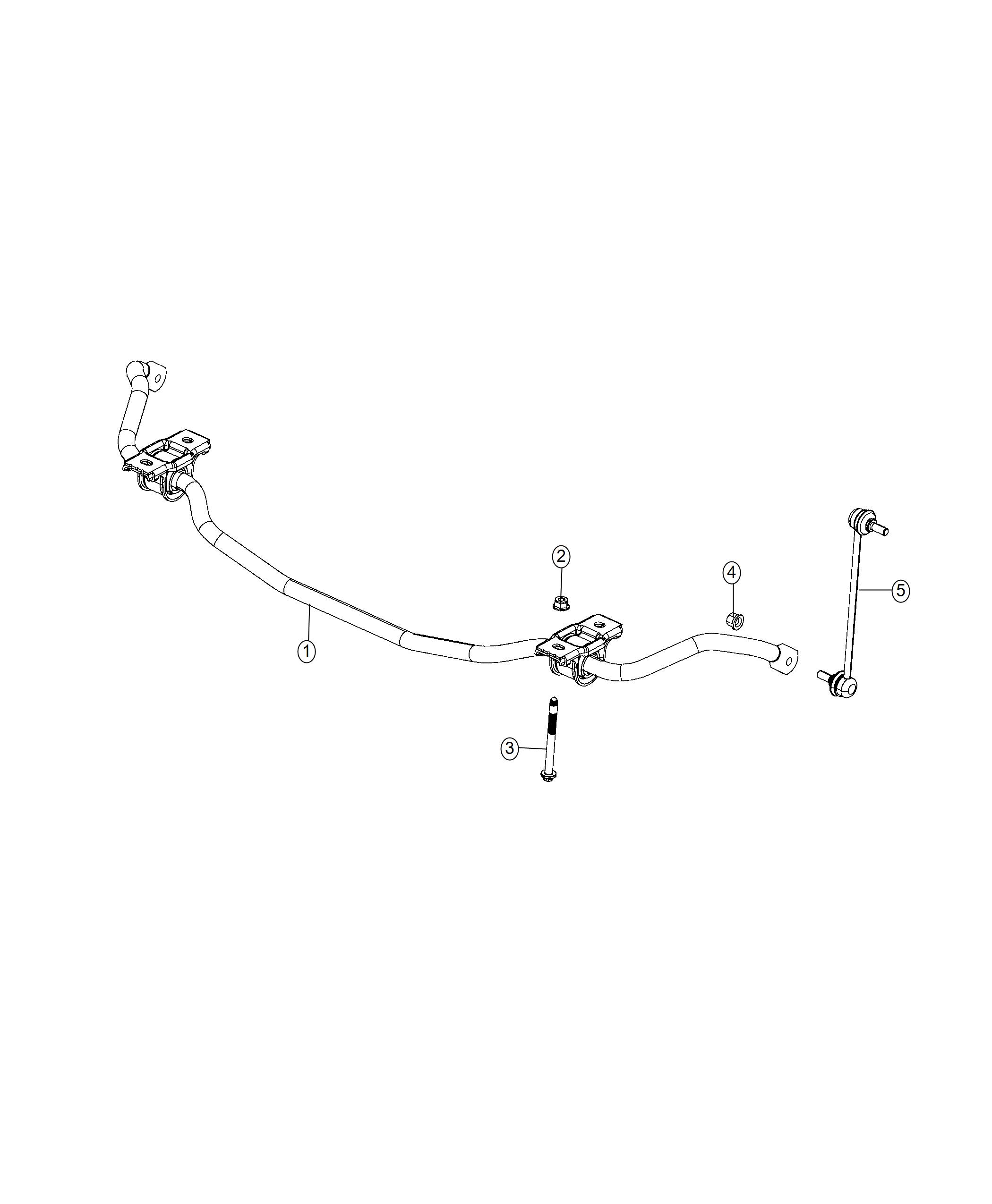 Diagram Front Stabilizer Bar. for your 2003 Chrysler 300  M 