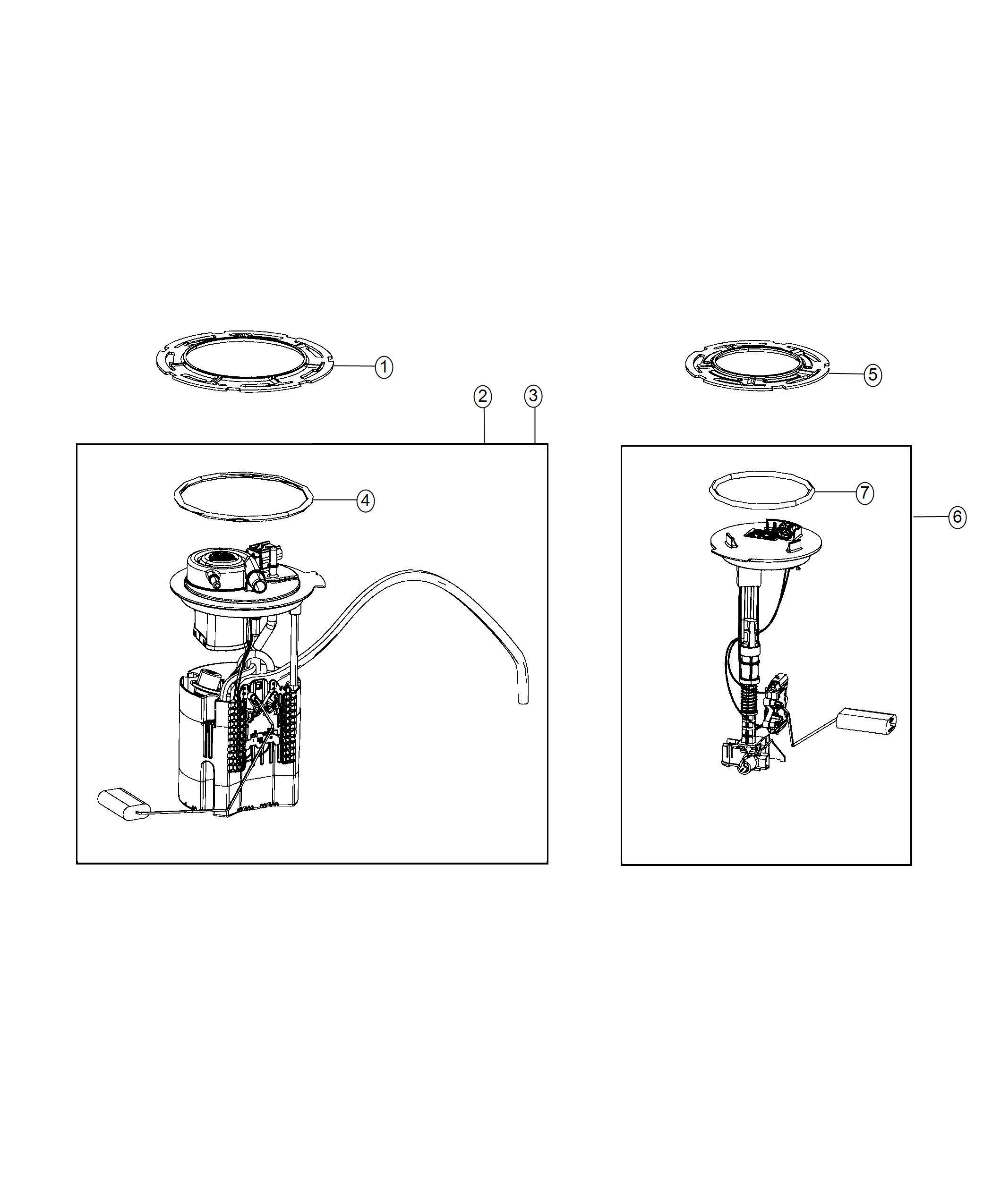 Diagram Fuel Pump Module. for your Jeep Cherokee  