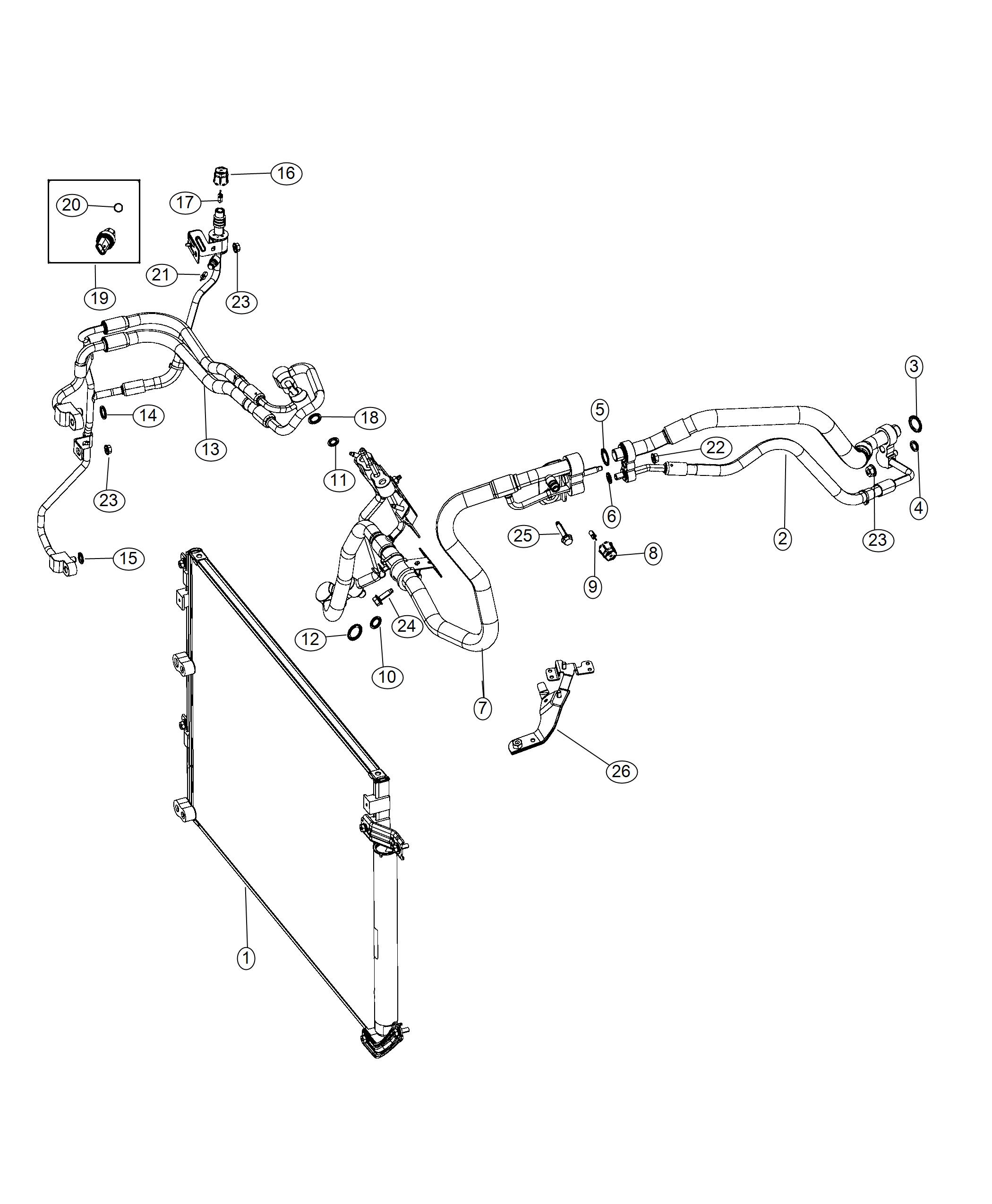 Diagram Air Conditioning Plumbing. for your 1999 Chrysler 300   