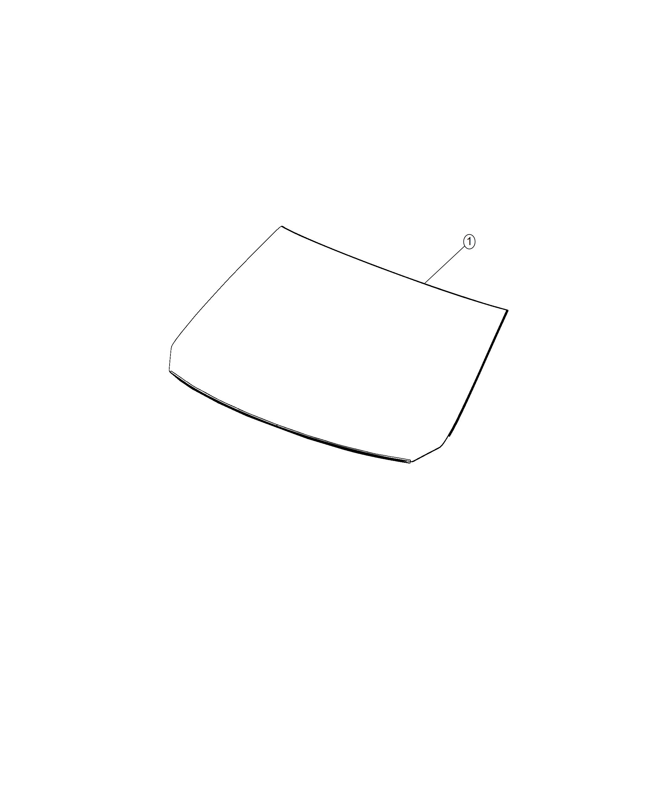 Diagram Glass, Windshield. for your 2000 Chrysler 300  M 