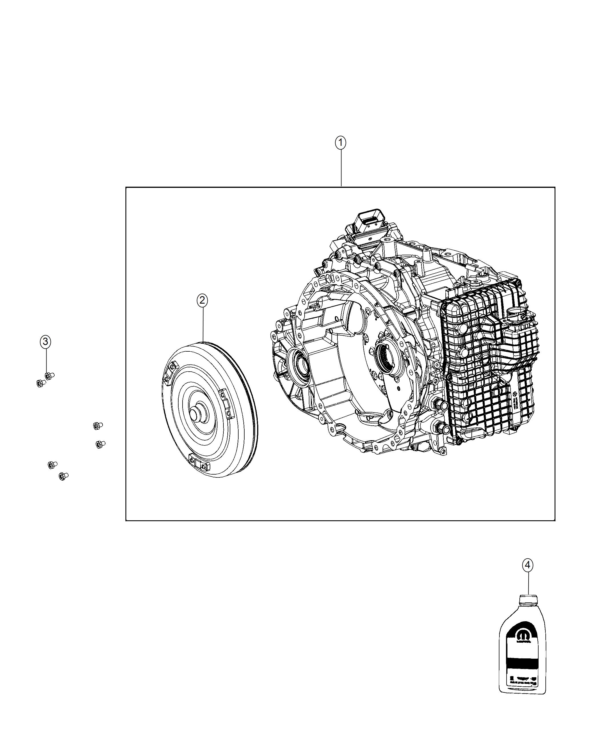 Diagram Transmission / Transaxle Assembly. for your Jeep Cherokee  