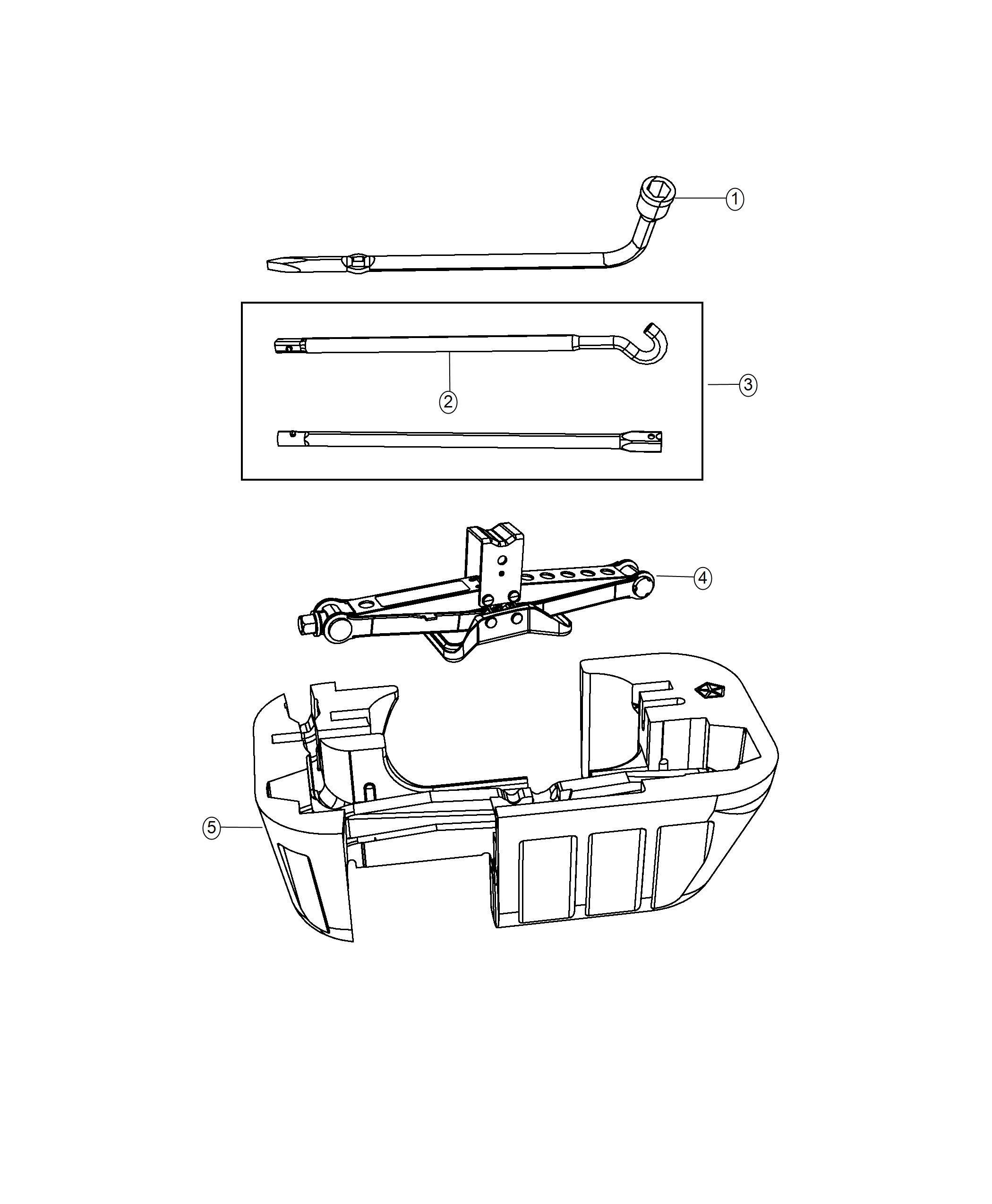 Diagram Jack Assembly. for your Dodge