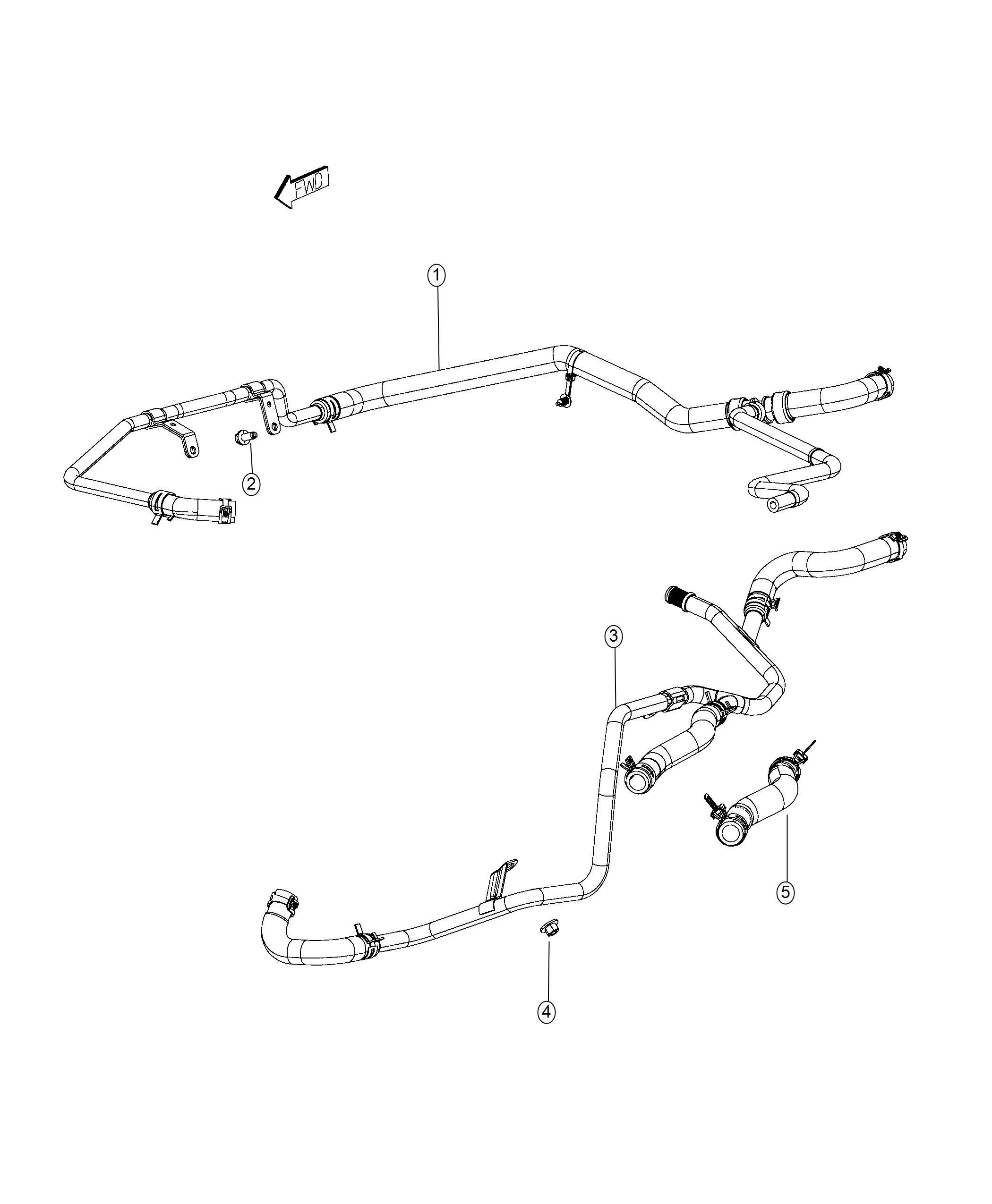 Diagram Heater Plumbing. for your 2009 Chrysler 300   