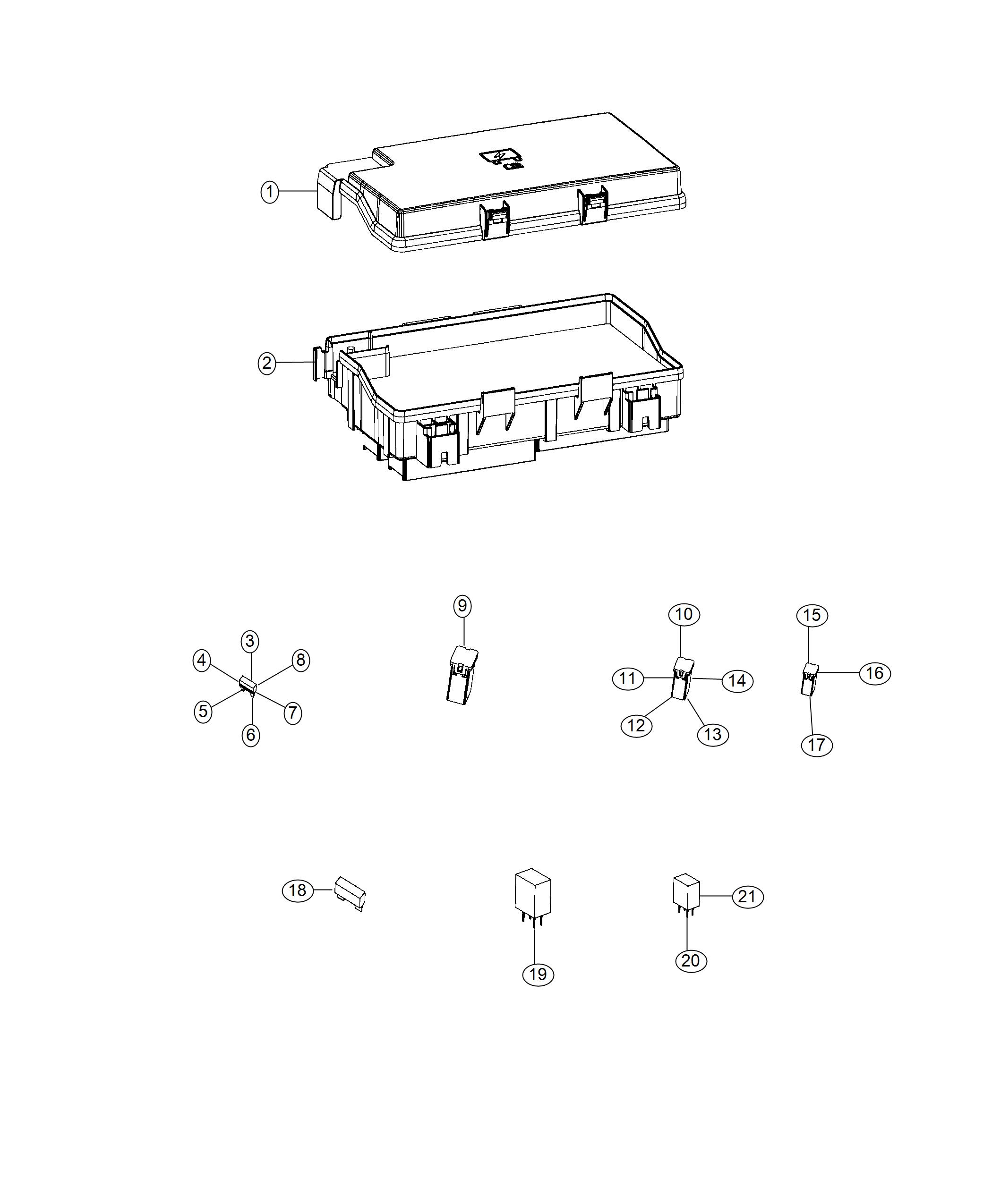 Diagram Power Distribution Center. for your Ram 5500  