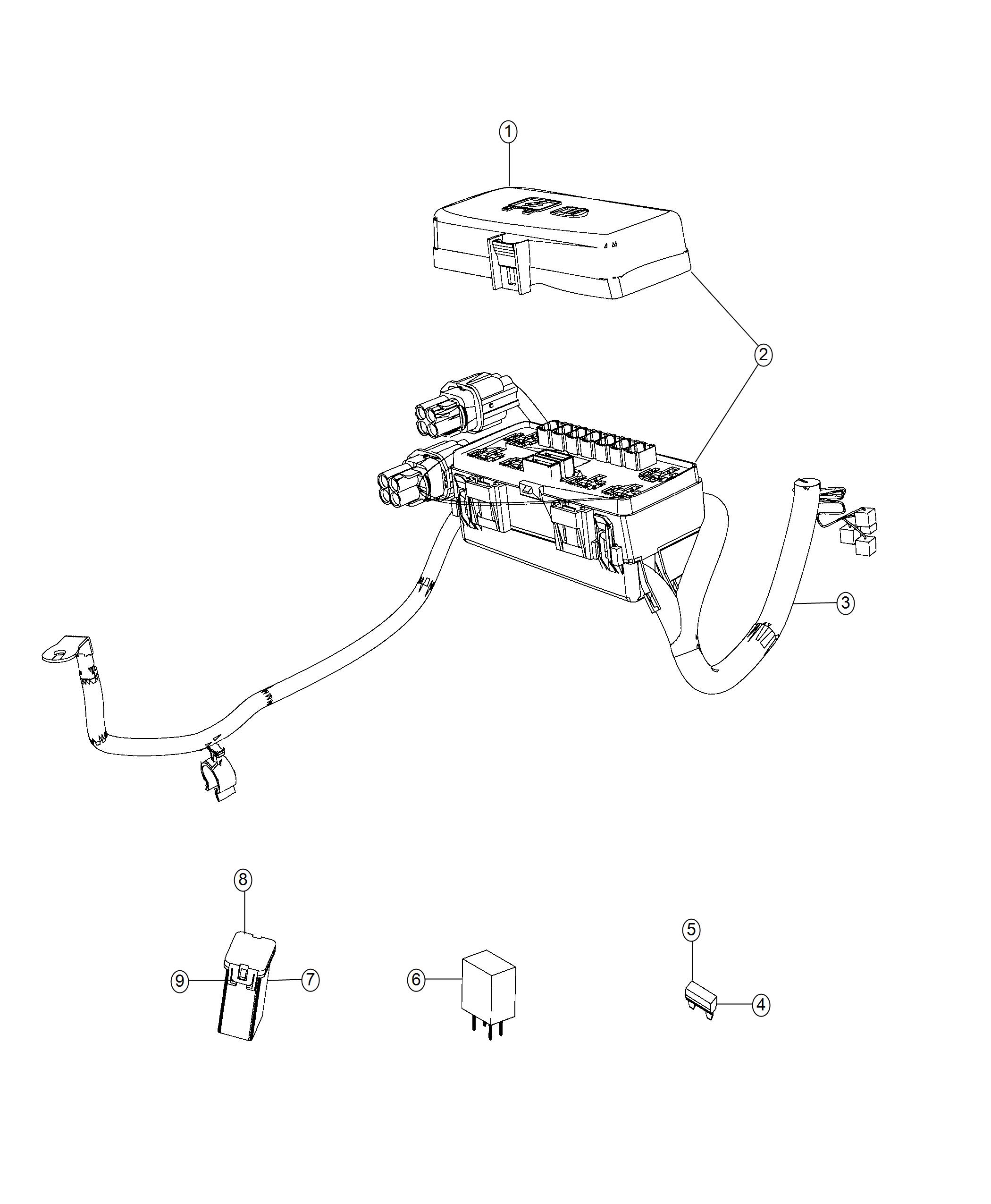 Diagram Auxiliary and Intregal PDC. for your Ram 5500  