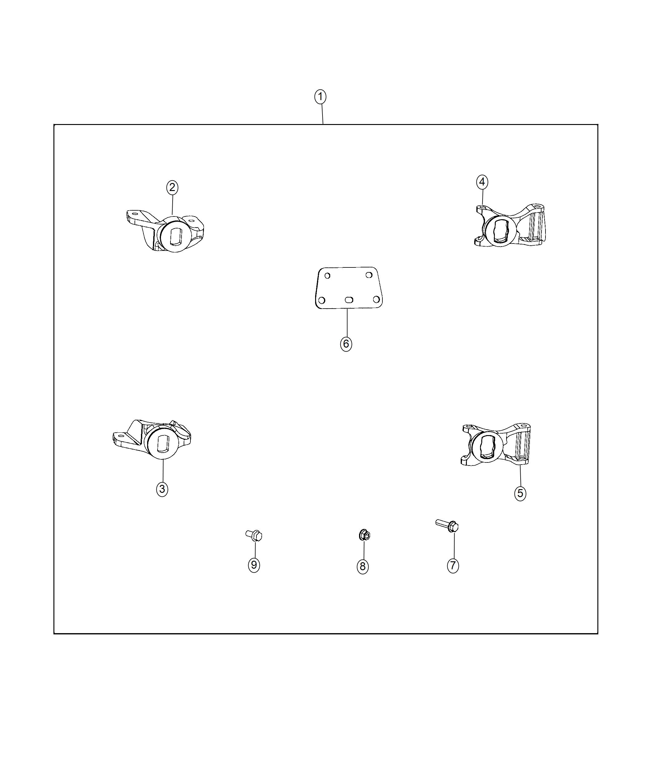 Receiver Kit, Trailer Tow. Diagram