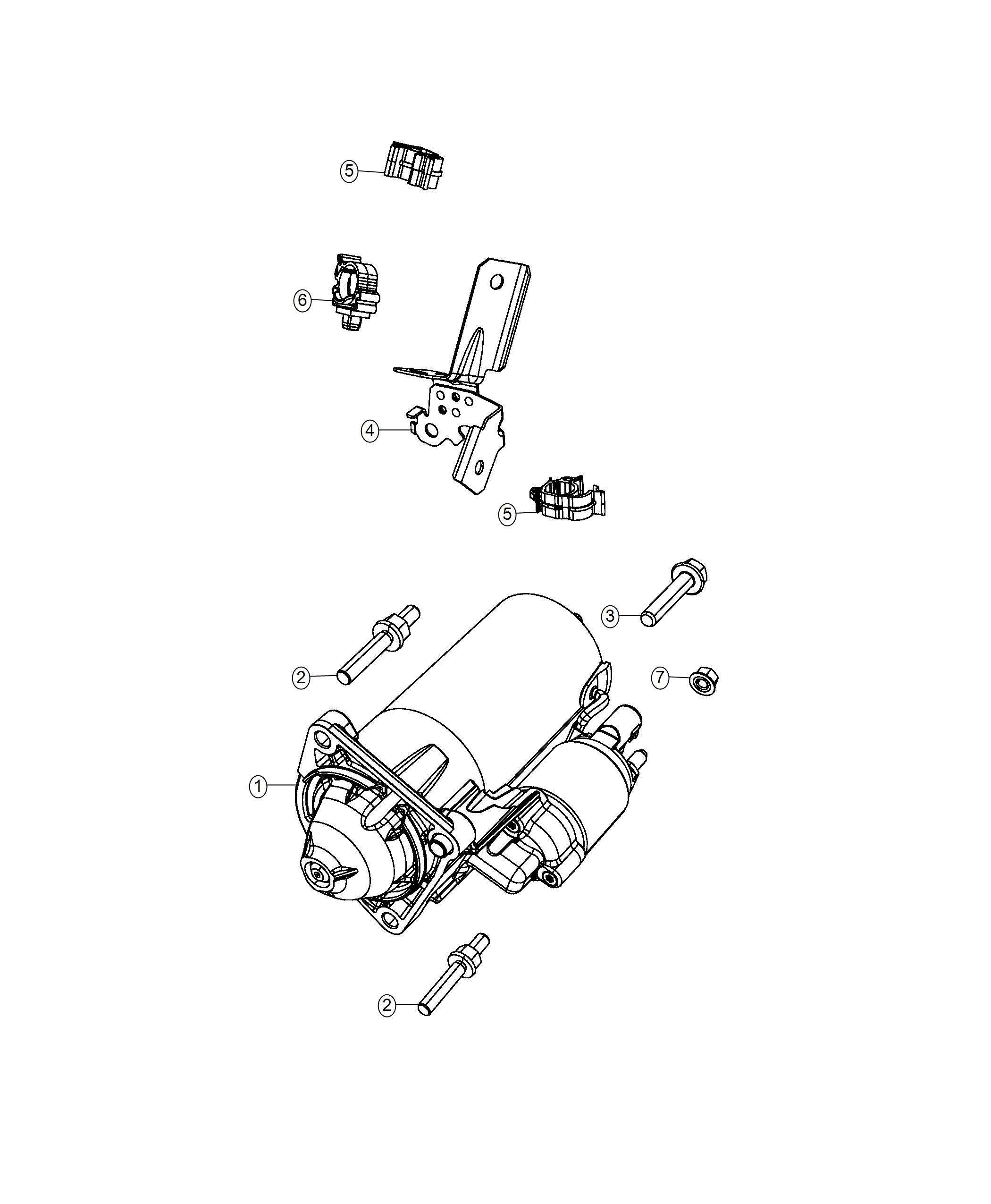 Diagram Starter. for your 2006 Dodge Grand Caravan   