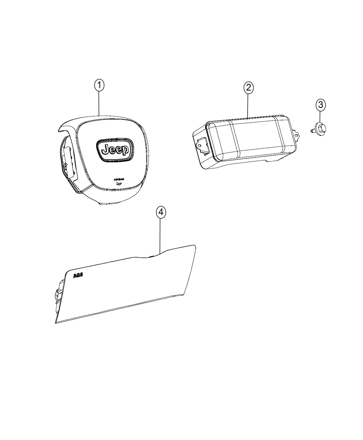 Air Bags Front. Diagram