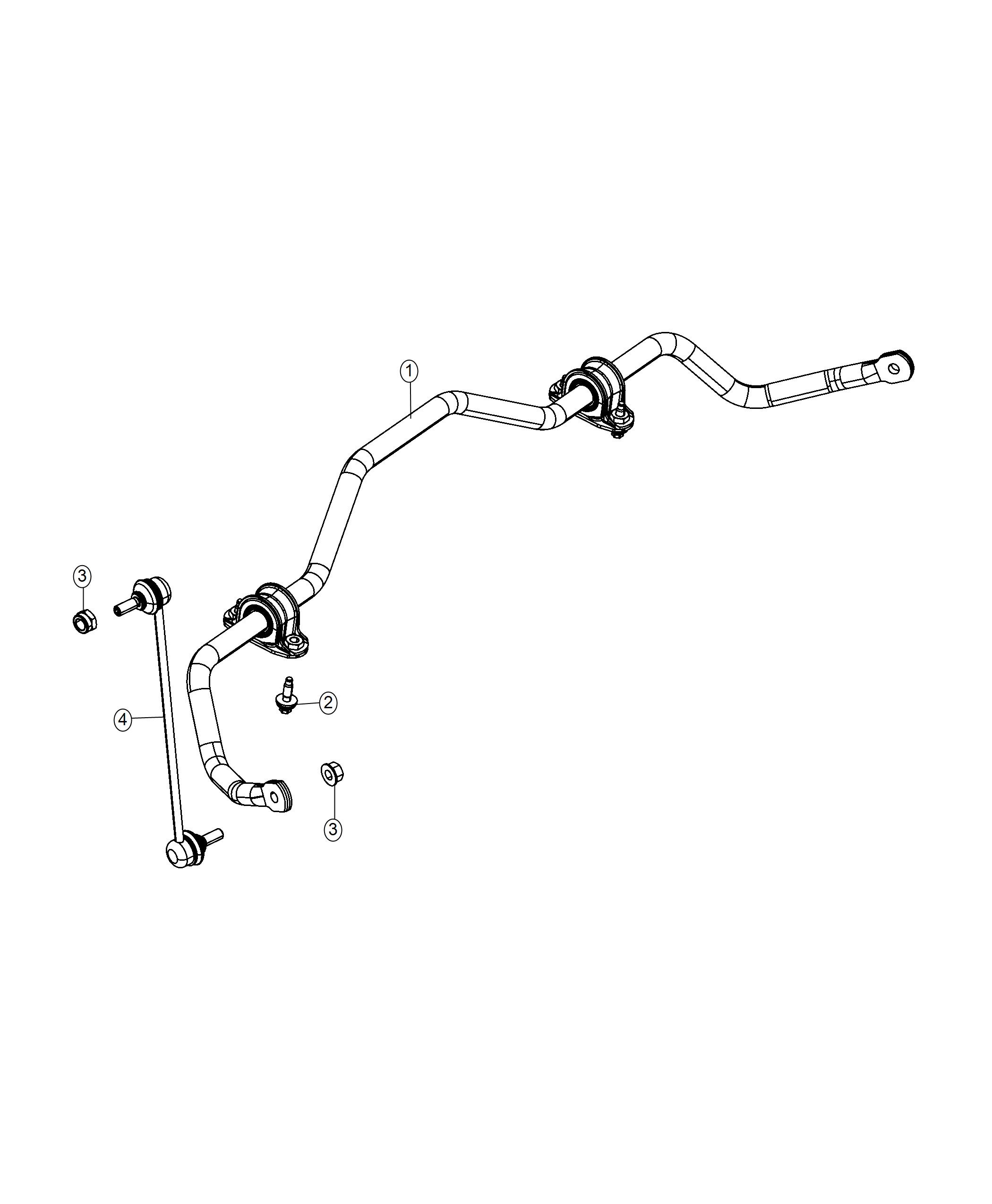 Stabilizer Bar, Front. Diagram