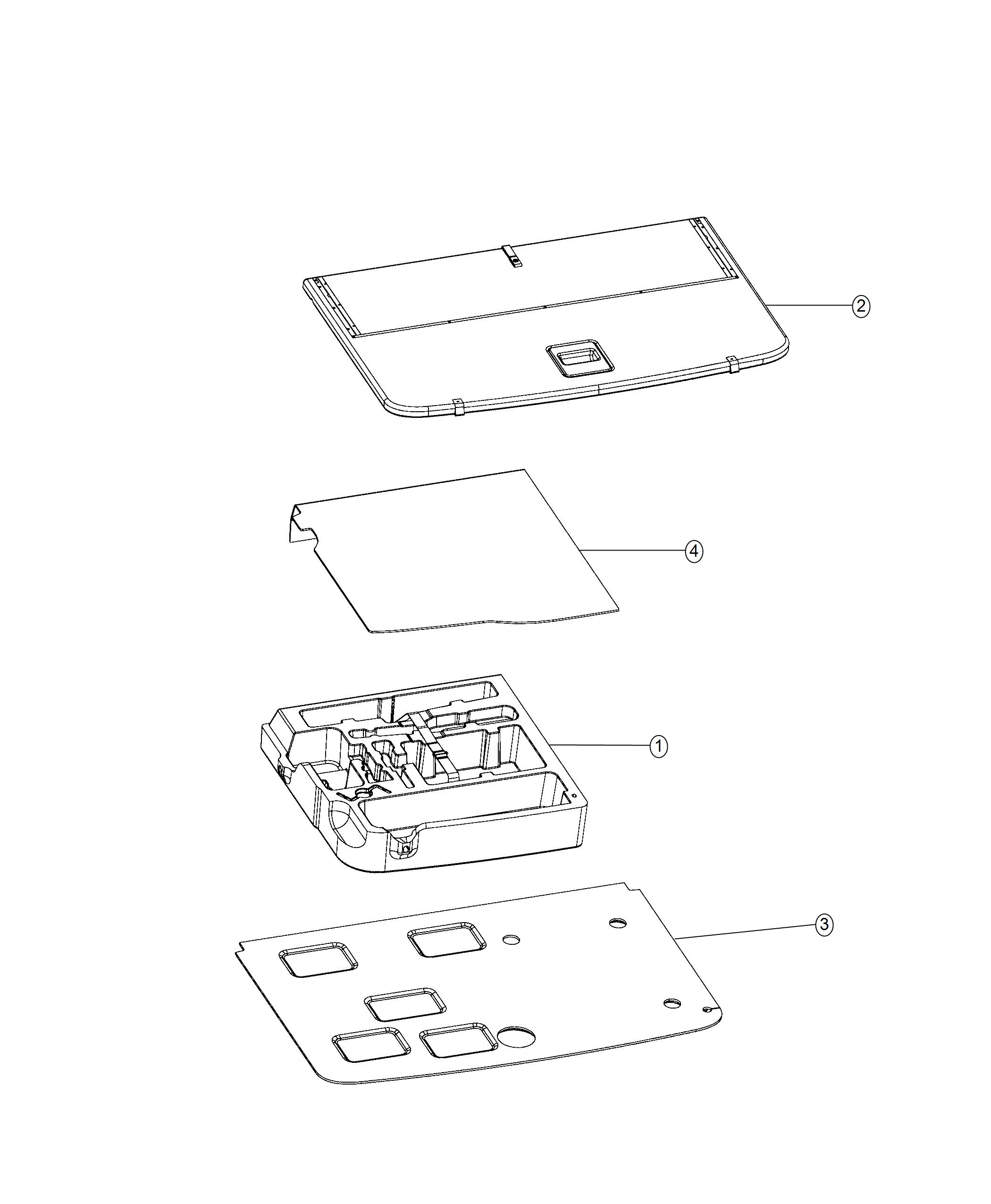 Diagram Carpet And Load Floor - Luggage Compartment. for your Chrysler 300  M