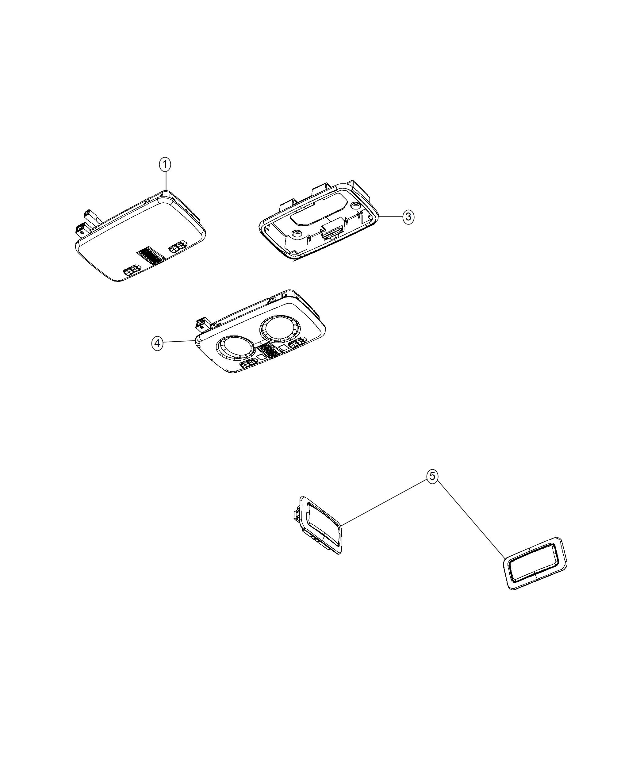 Diagram Lamps, Interior. for your Chrysler 300  M