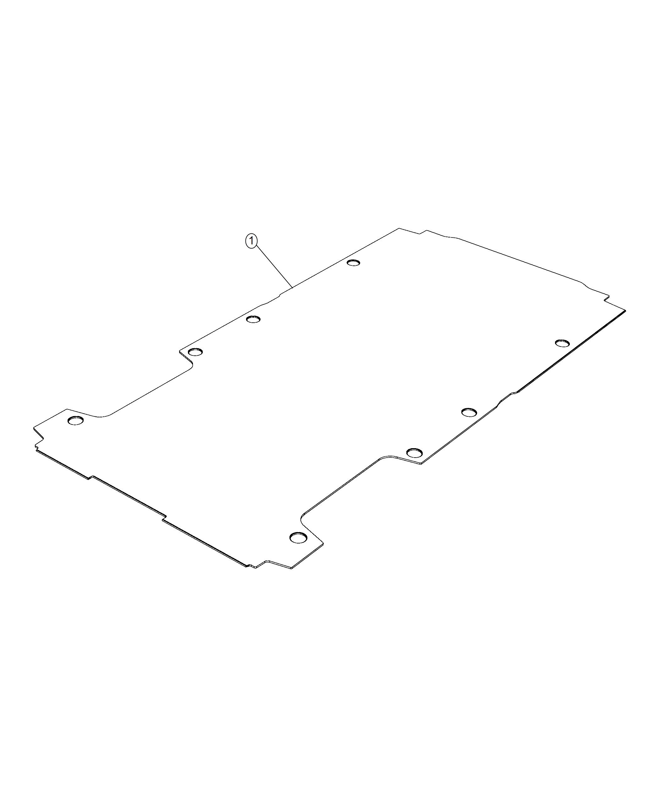 Diagram Floor Pan Cargo Floor. for your 2018 Ram ProMaster   