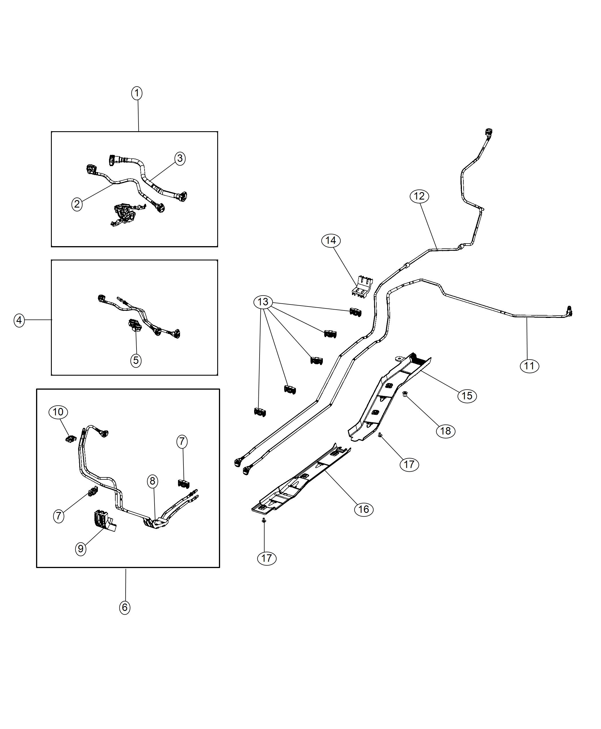 Diagram Fuel Lines 2.4L [2.4L I4 MultiAir Engine w/ ESS] [2.4L I4 ZERO EVAP M-AIR ENGINE W/ESS] [2.4L I4 MultiAir Engine]. for your Jeep Compass  