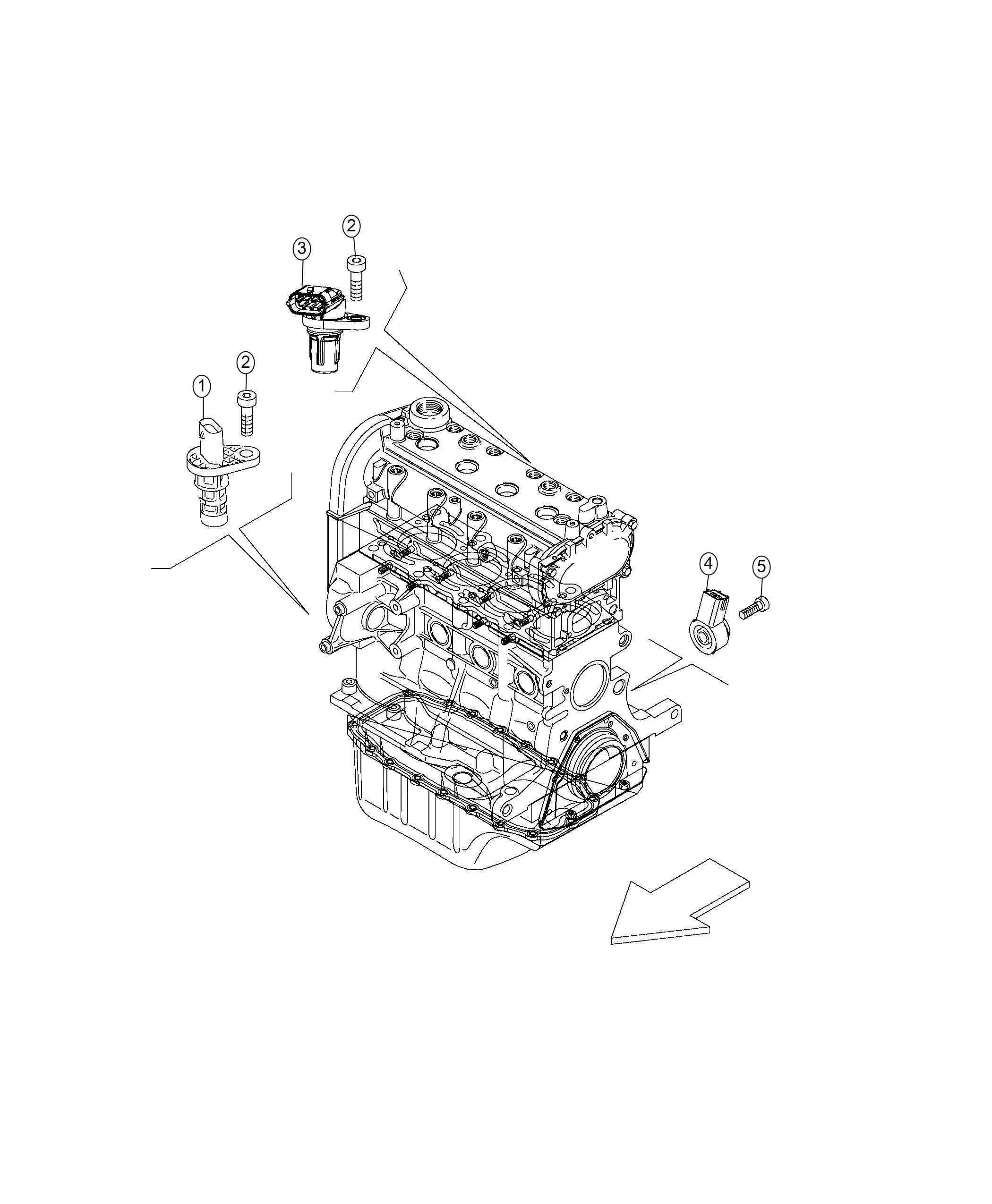 Diagram Sensors, Engine. for your Dodge