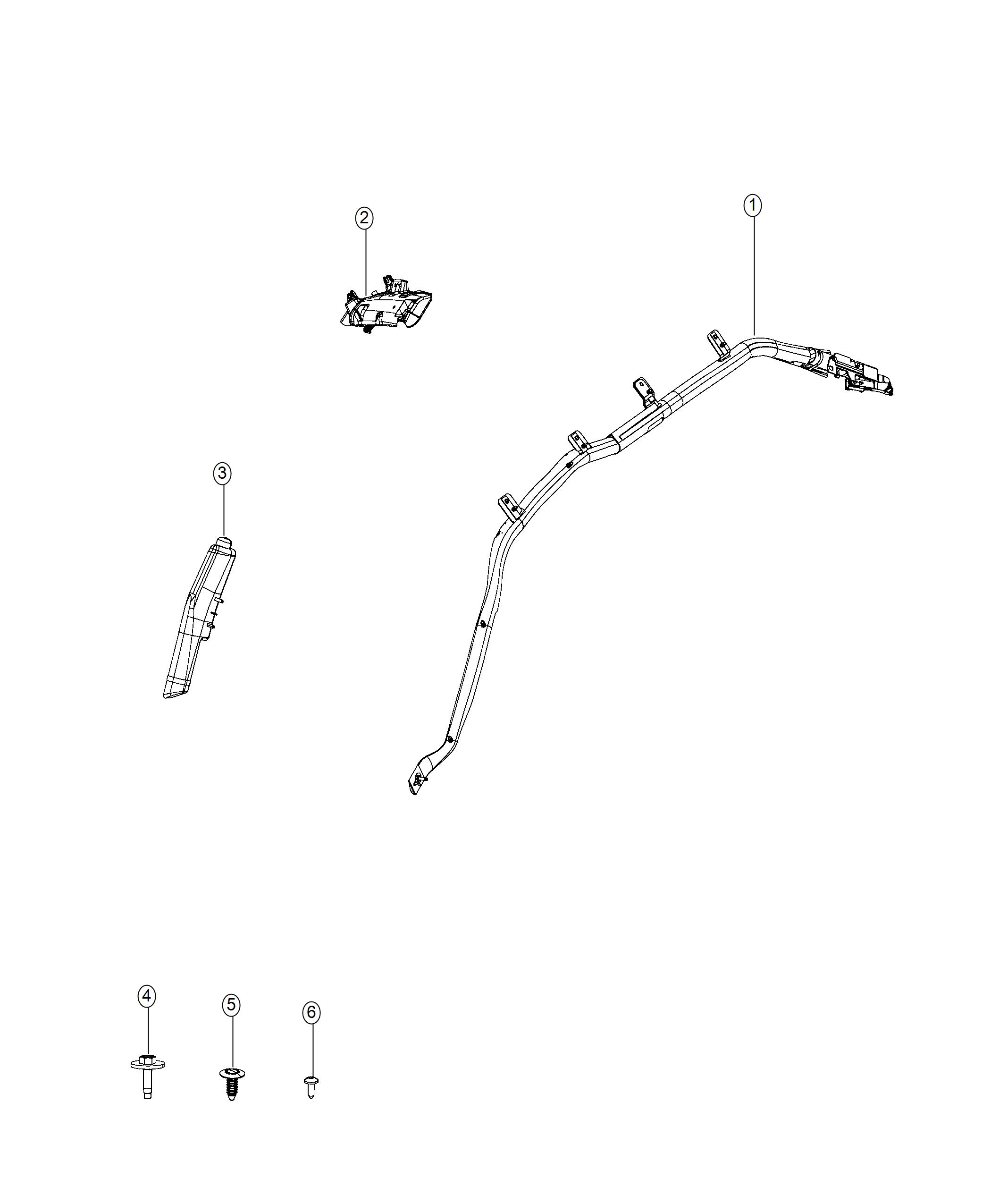 Diagram Air Bags Side. for your 1999 Chrysler 300  M 