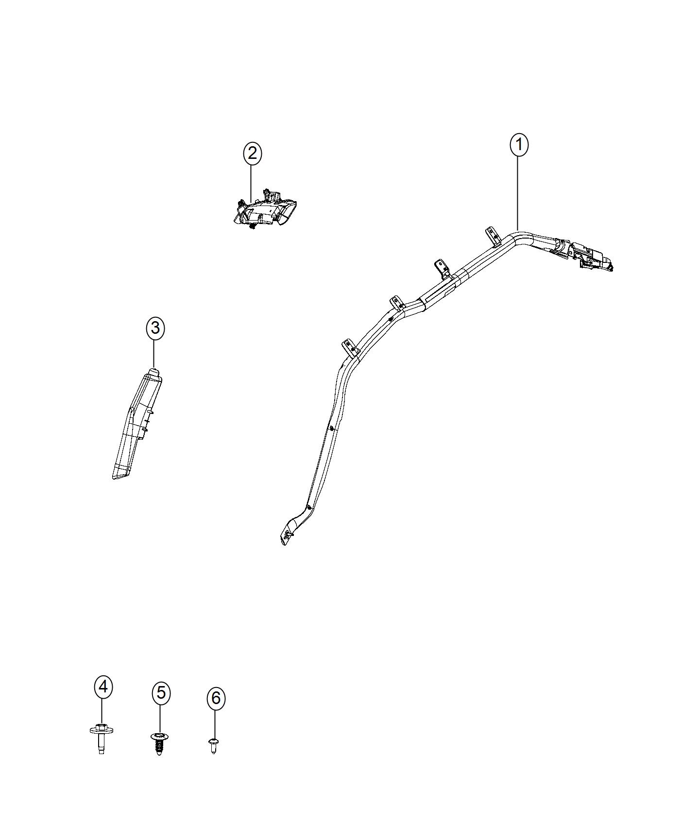 Diagram Air Bag Side. for your 1999 Chrysler 300  M 