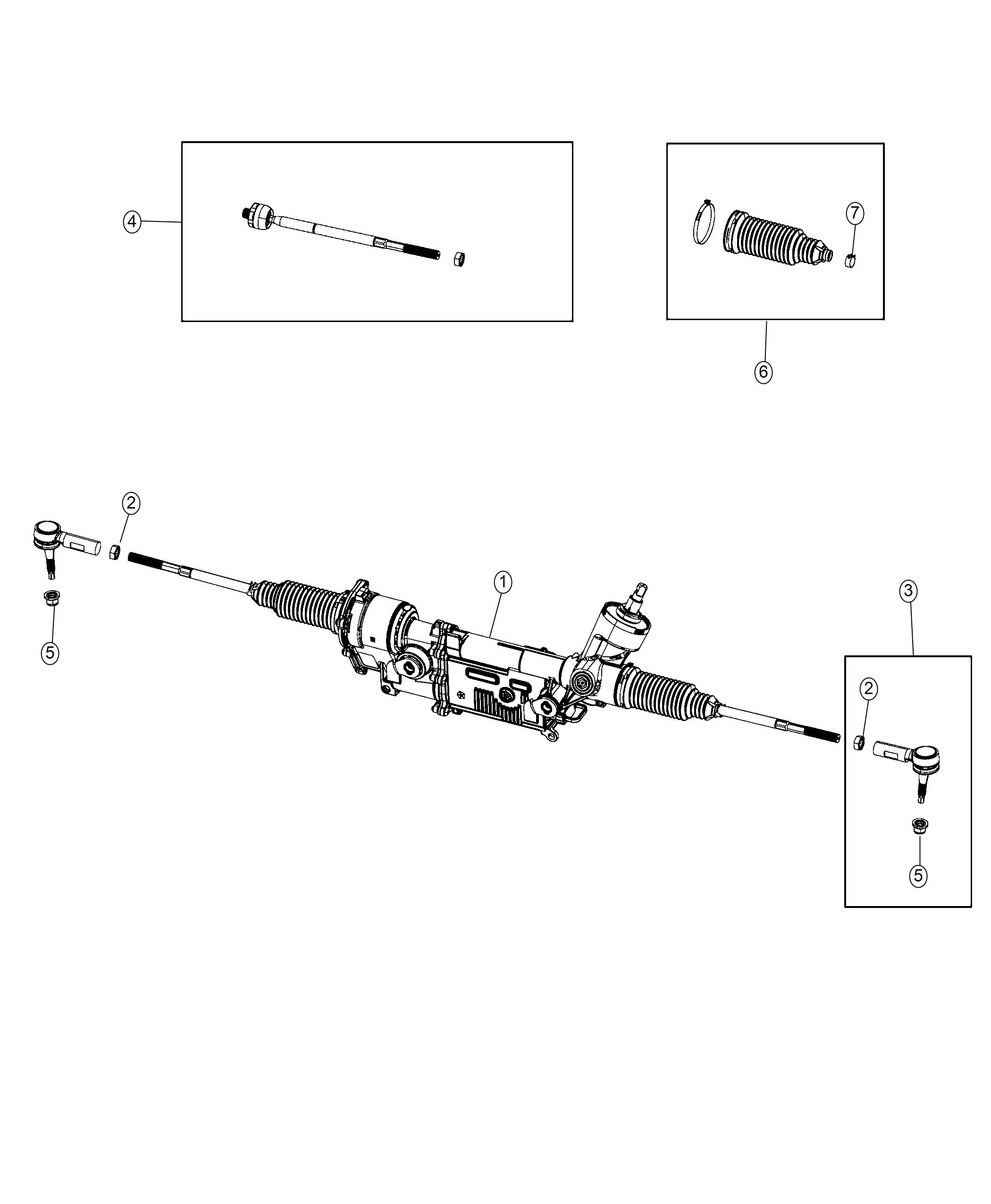 Diagram Gear Rack and Pinion Electric. for your 2011 Dodge Durango   