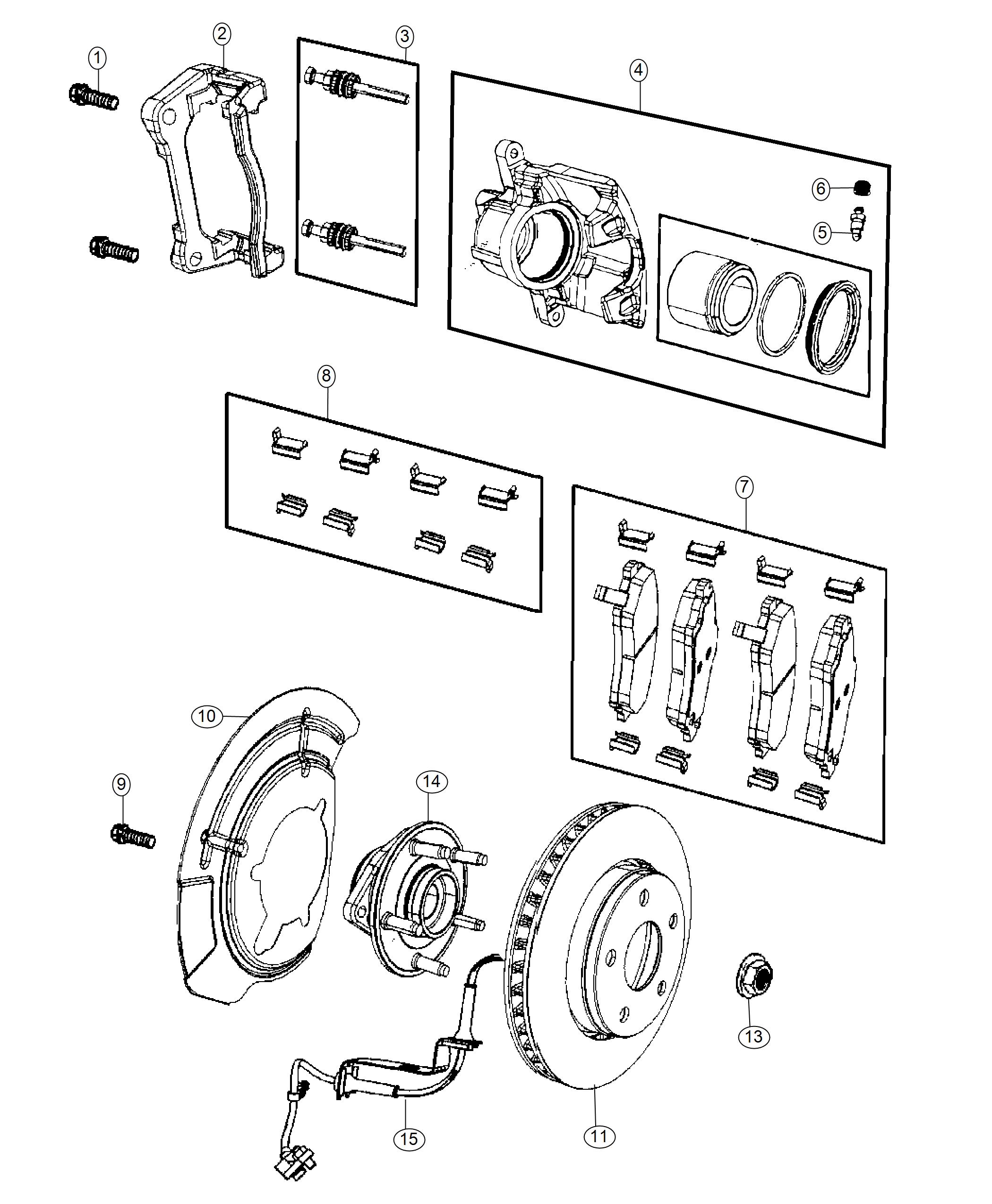 Diagram Brakes. for your 2001 Chrysler 300  M 