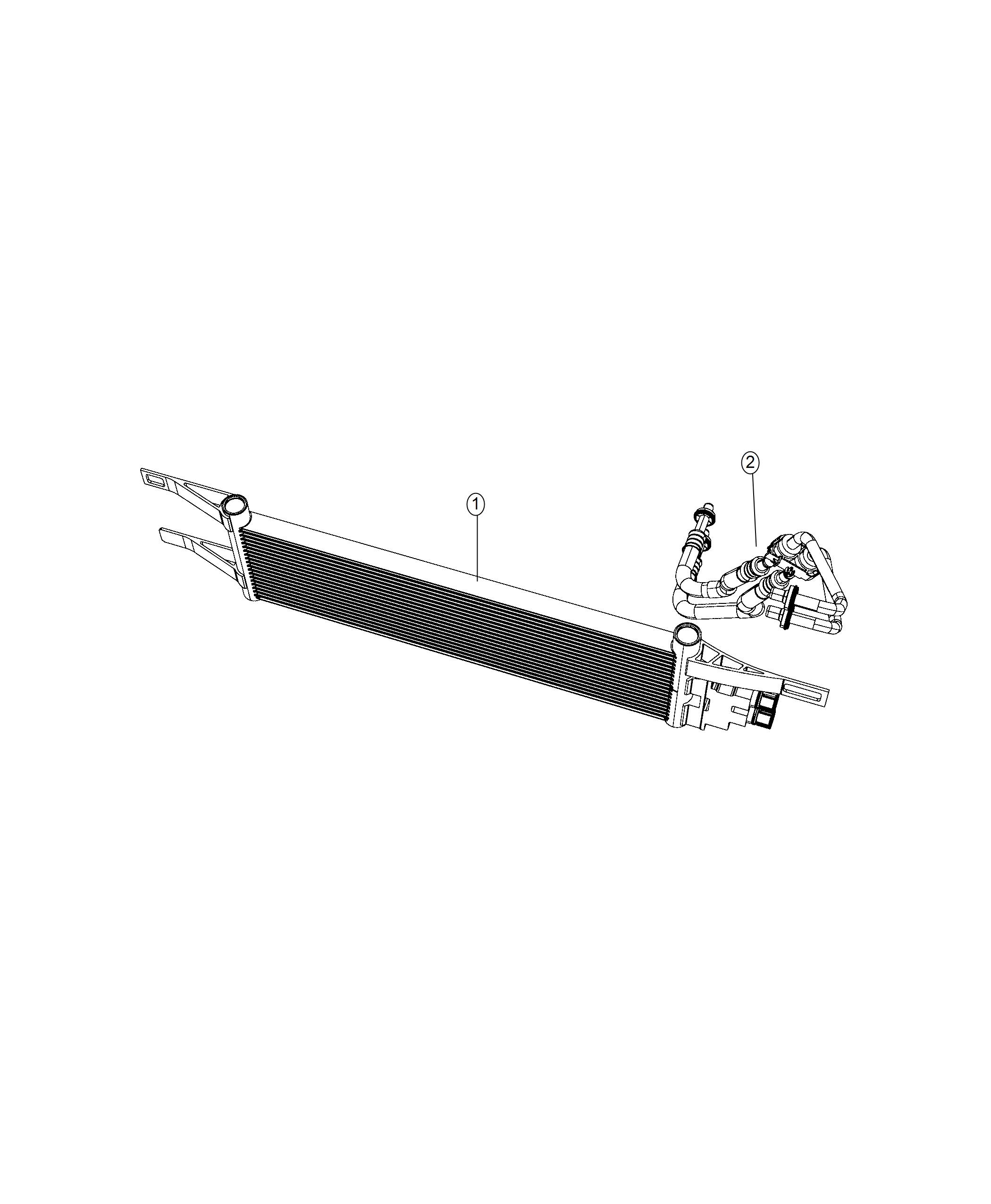 Diagram Transmission Cooler And Lines. for your 2001 Jeep Grand Cherokee   