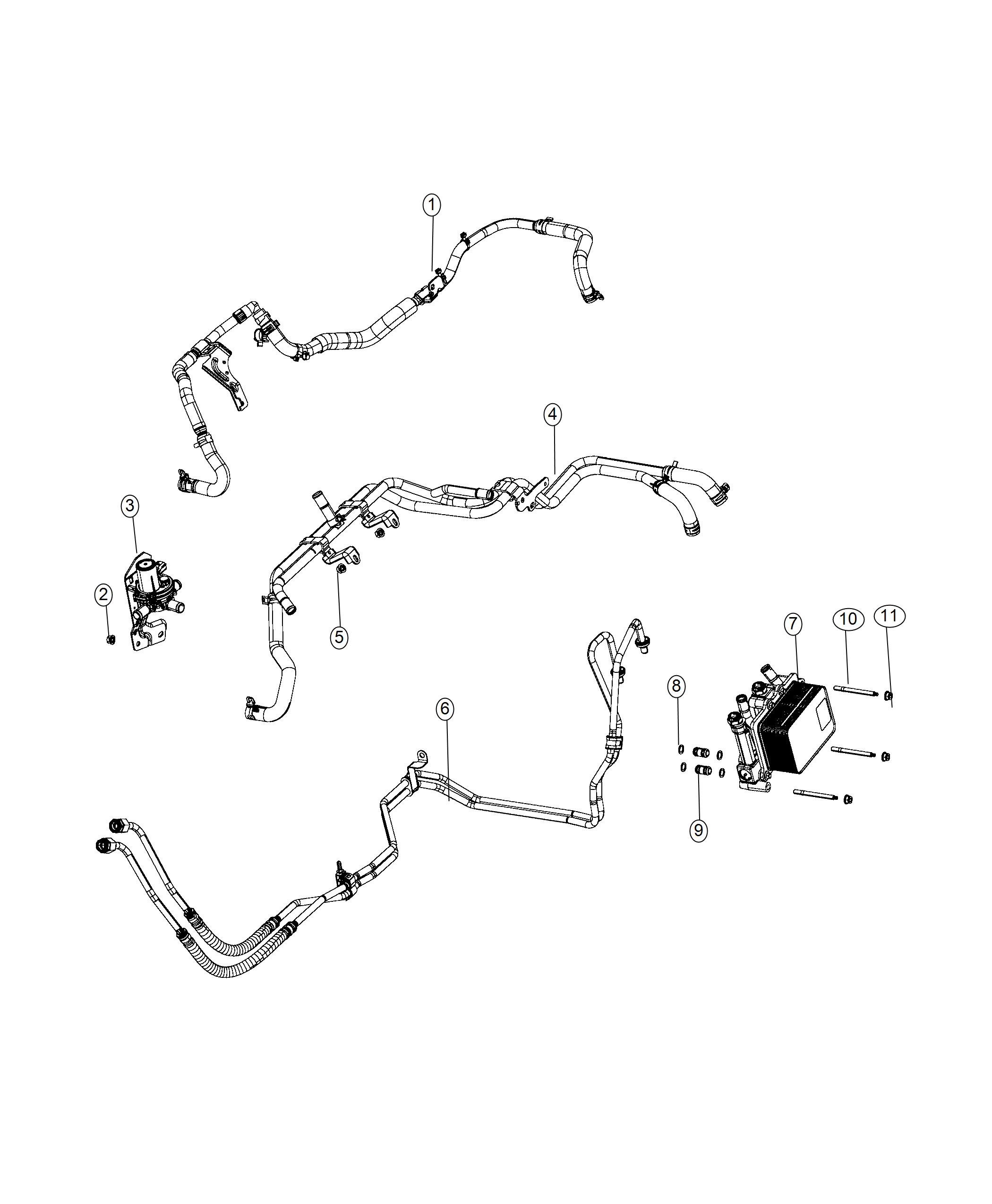 Diagram Transmission Heater. for your 2003 Dodge Dakota   