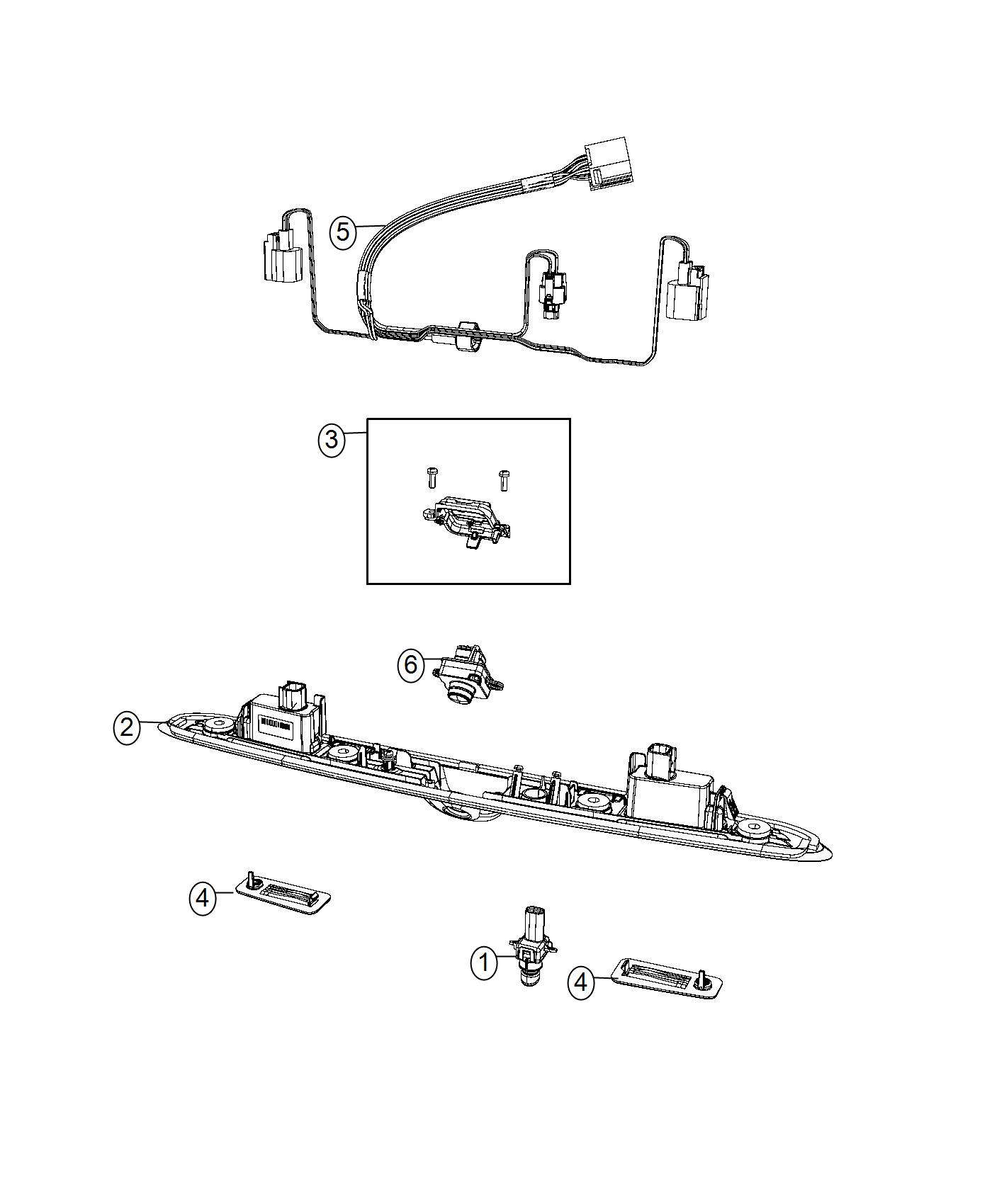 Diagram Lamp, License Plate. for your Chrysler