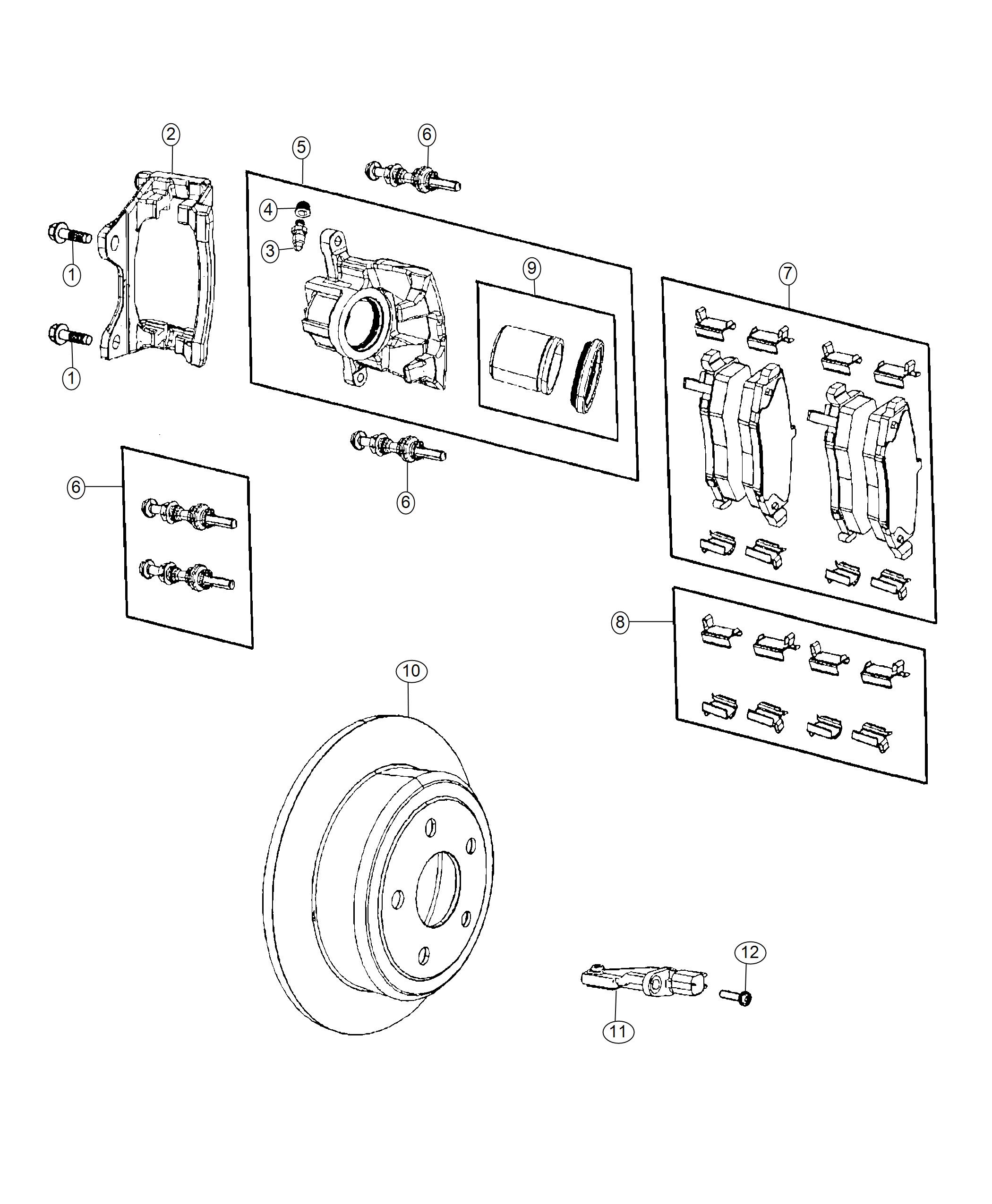 Brakes,Rear,Disc. Diagram