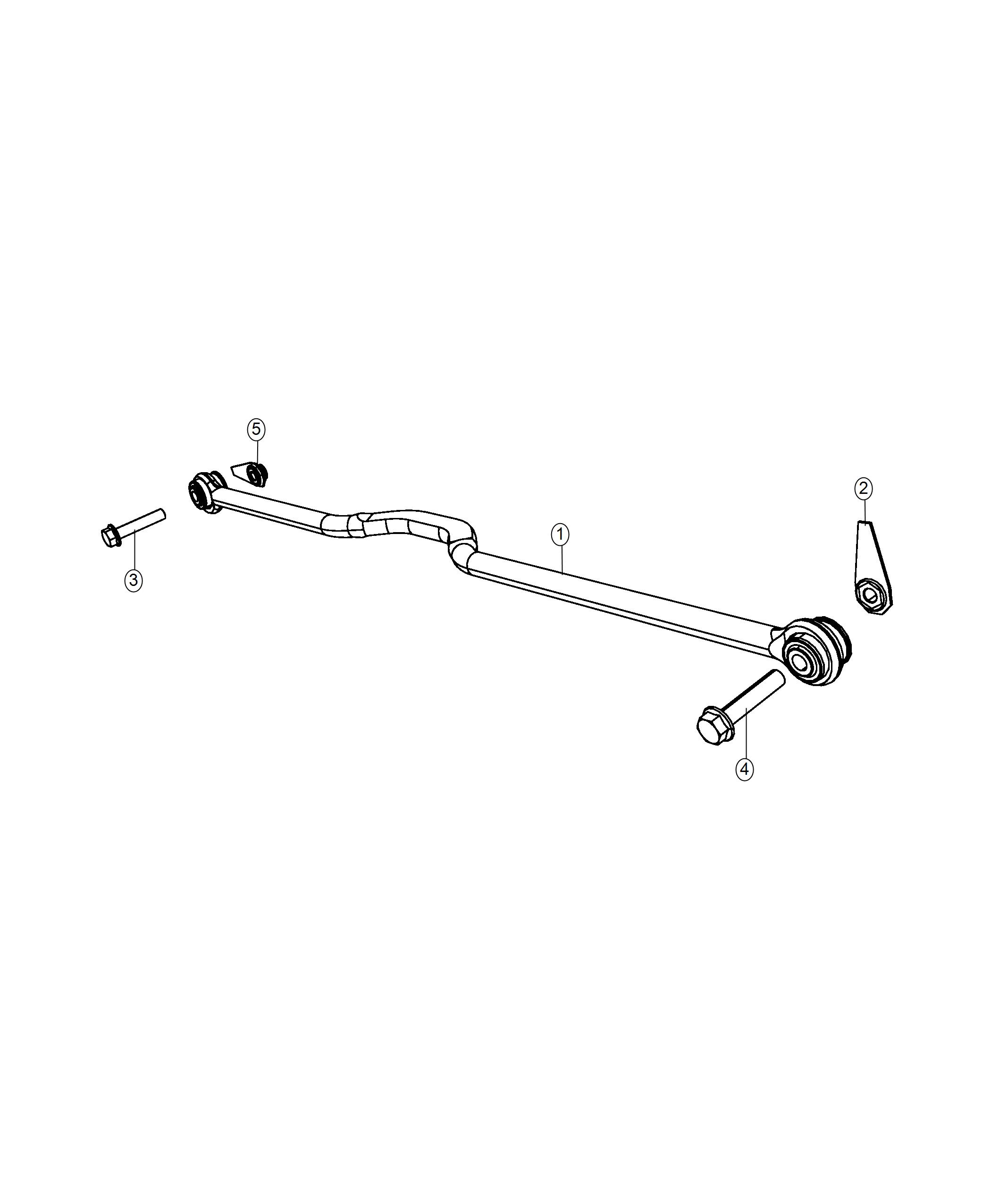 Diagram Track Bar,Rear. for your 1999 Chrysler 300  M 