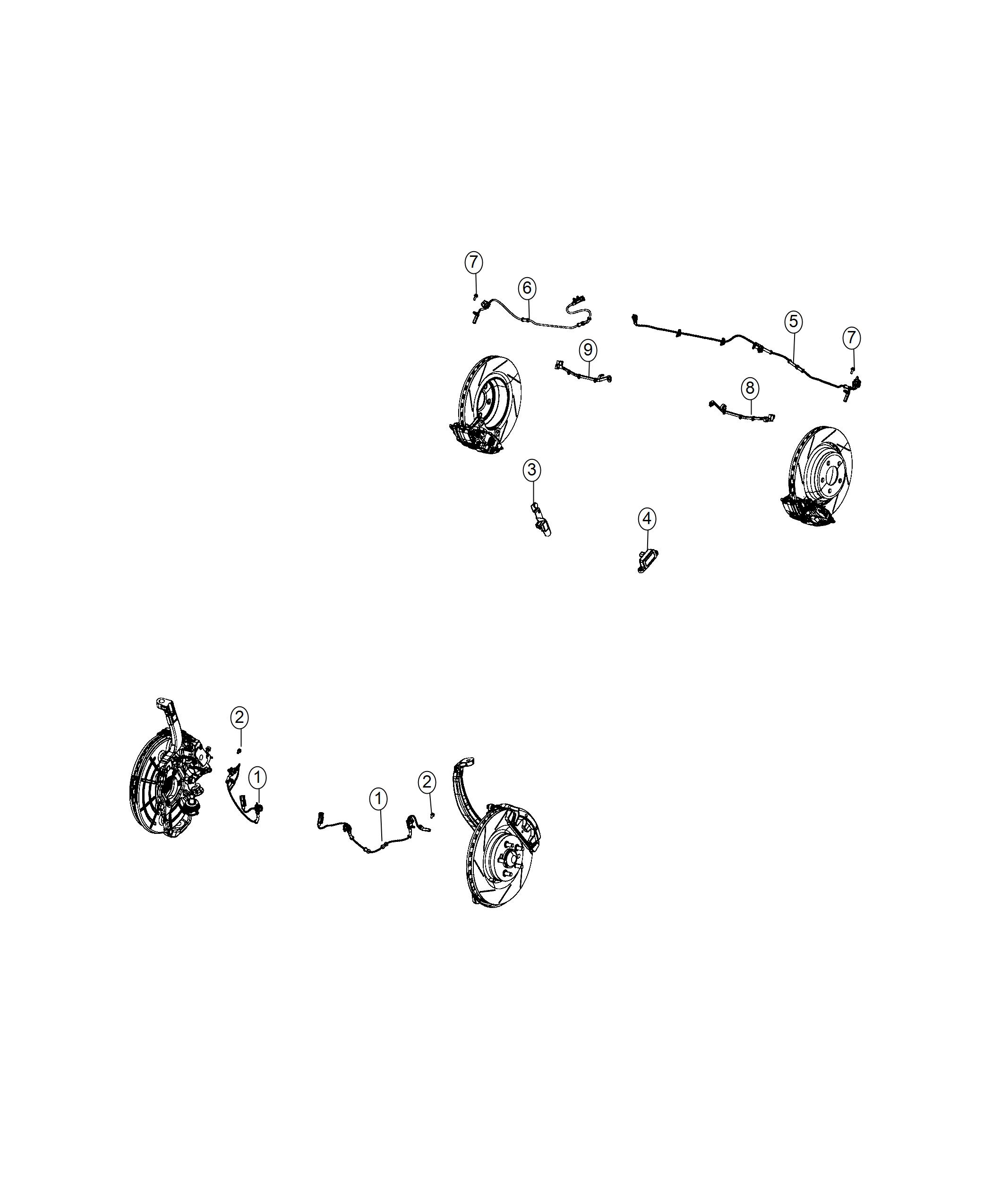 Diagram Sensors, Anti-Lock Brake. for your Dodge