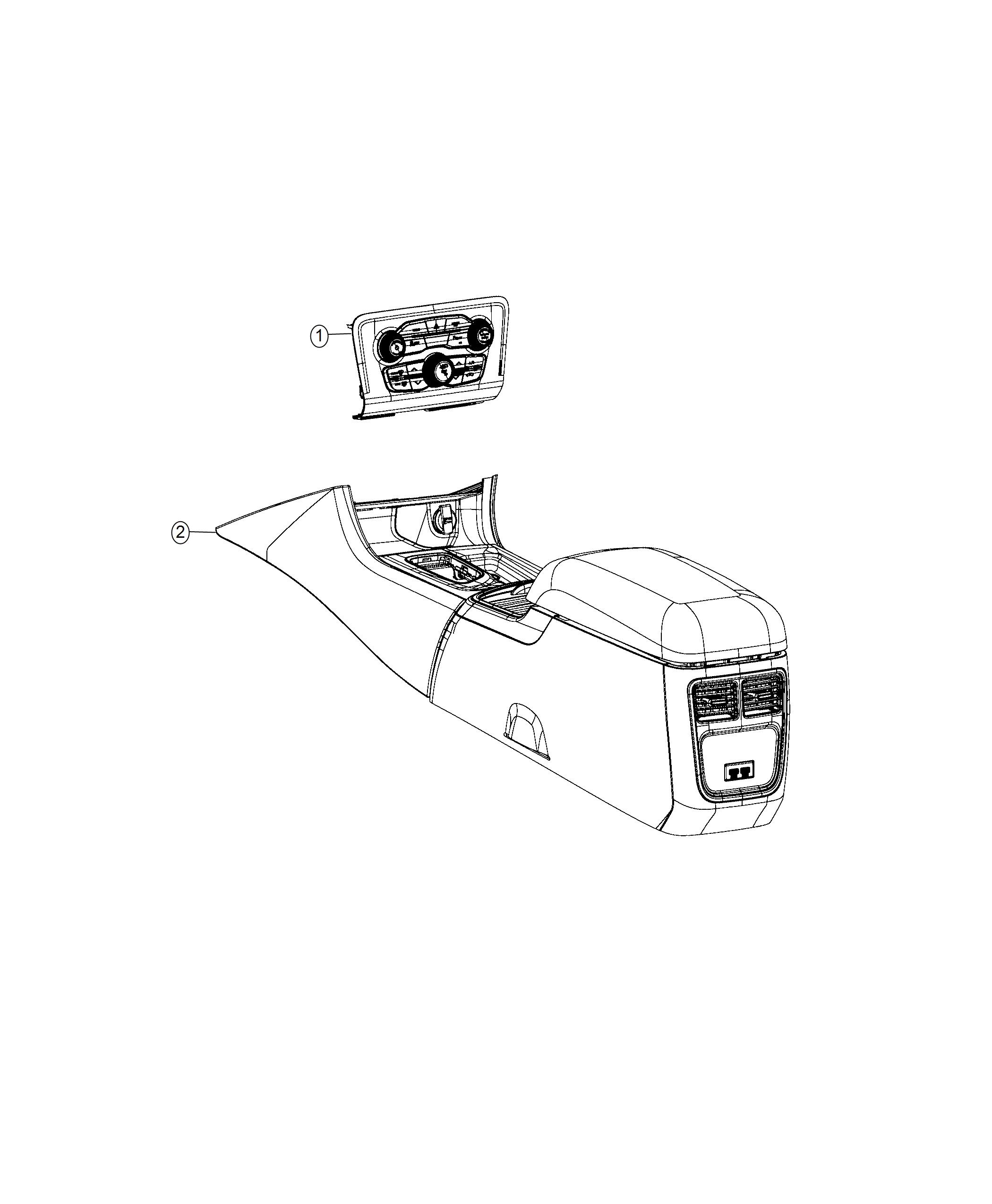 Diagram Switch, Air Conditioning and Heater Control. for your Dodge Charger  