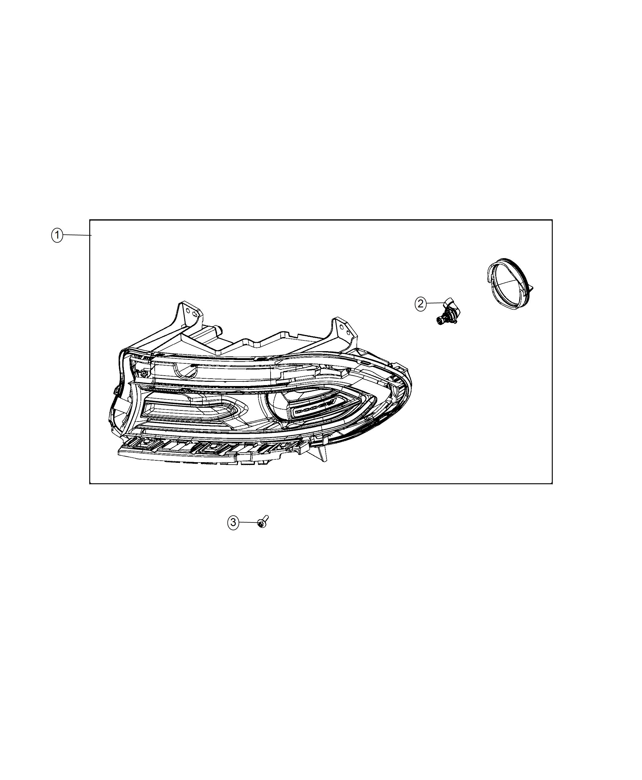 Diagram Parts, Headlamp Assembly and Service. for your Dodge