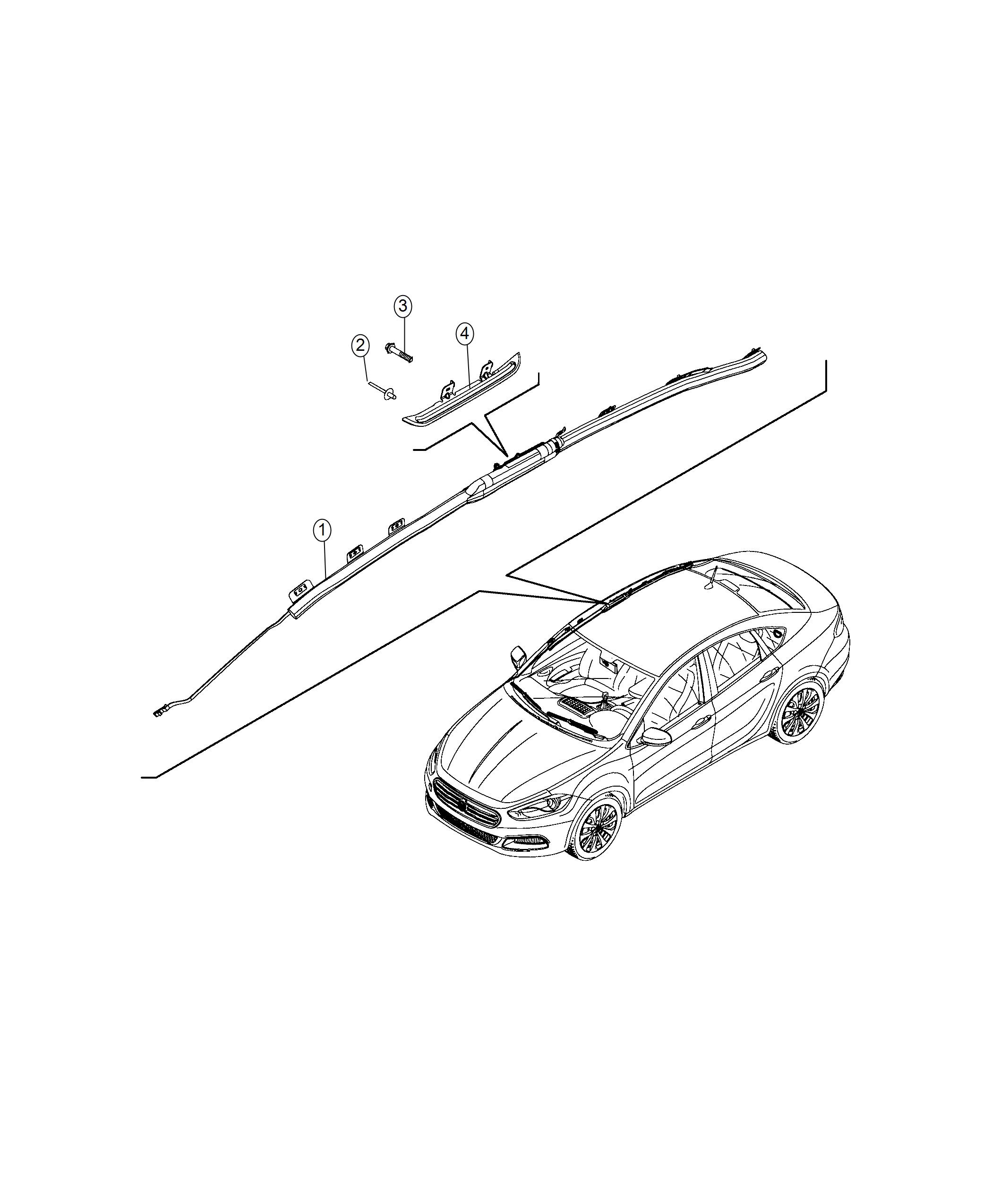 Diagram Air Bags Headliner. for your 2022 Dodge Challenger   