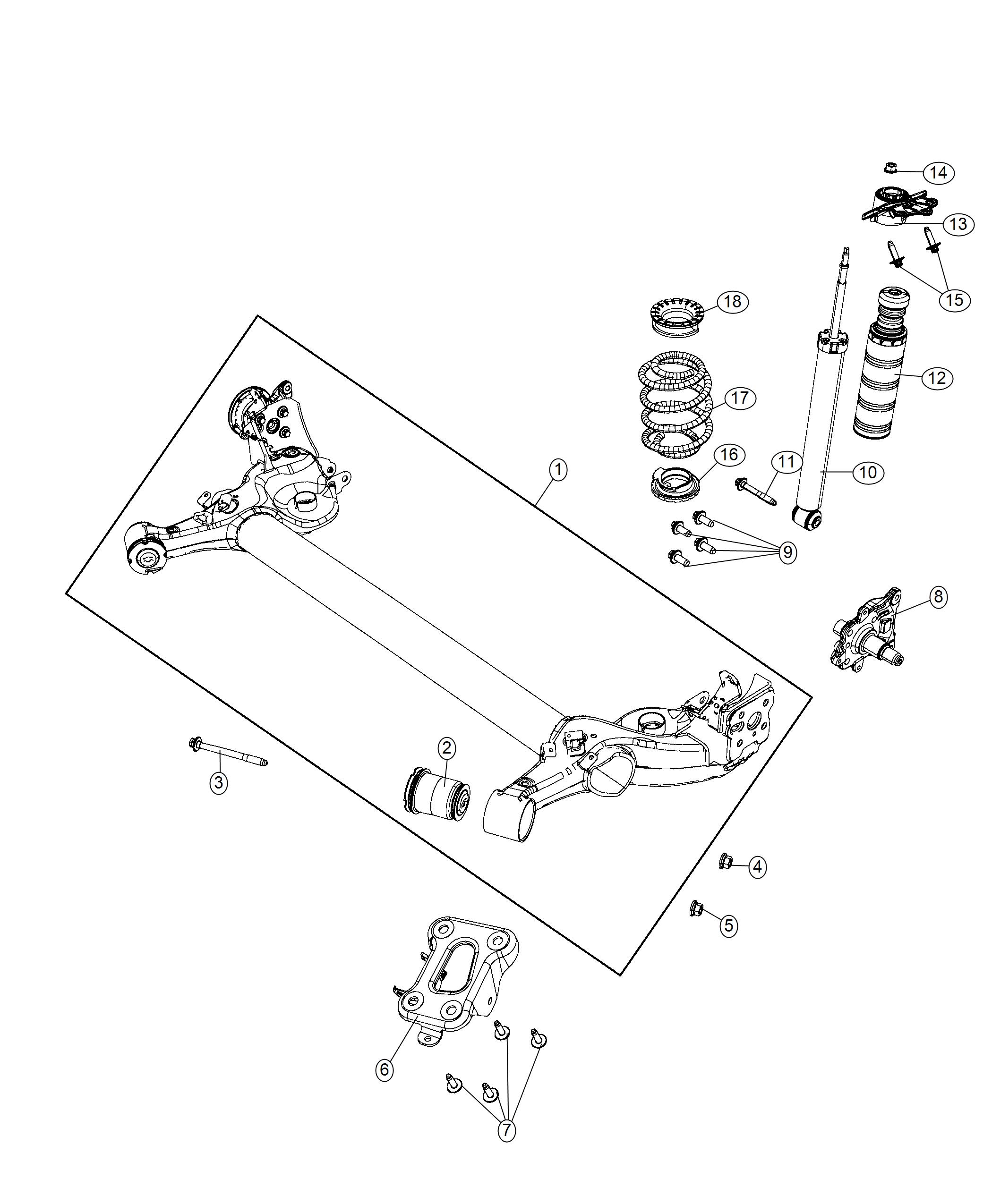 Suspension Rear. Diagram