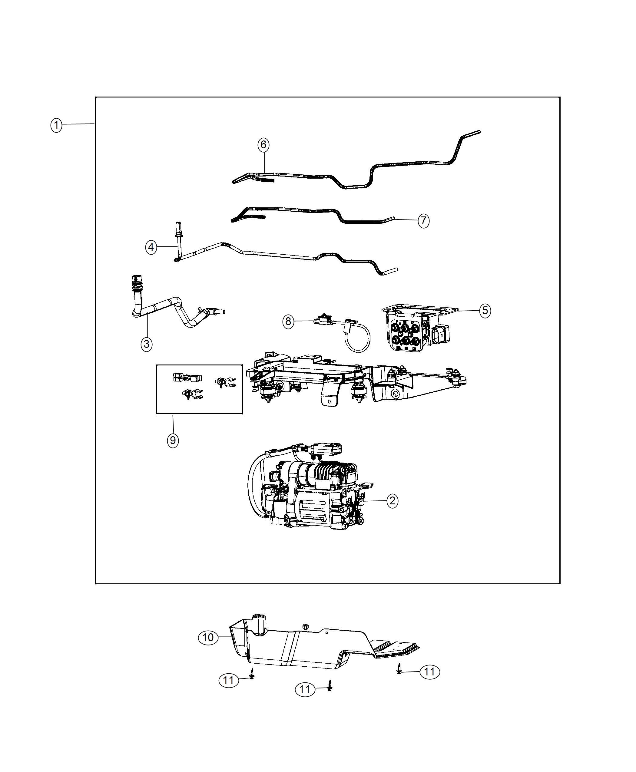 Diagram Compressor Assembly. for your Ram 1500  