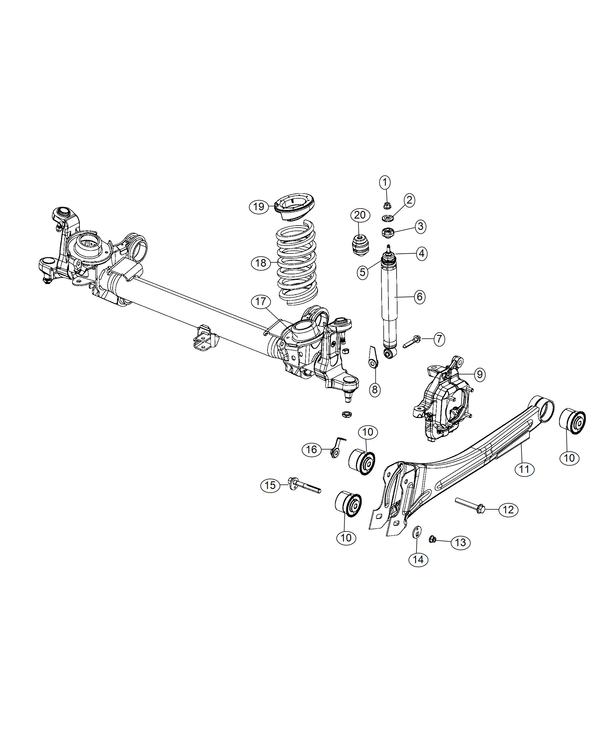 Suspension, Front, DJ 2. Diagram