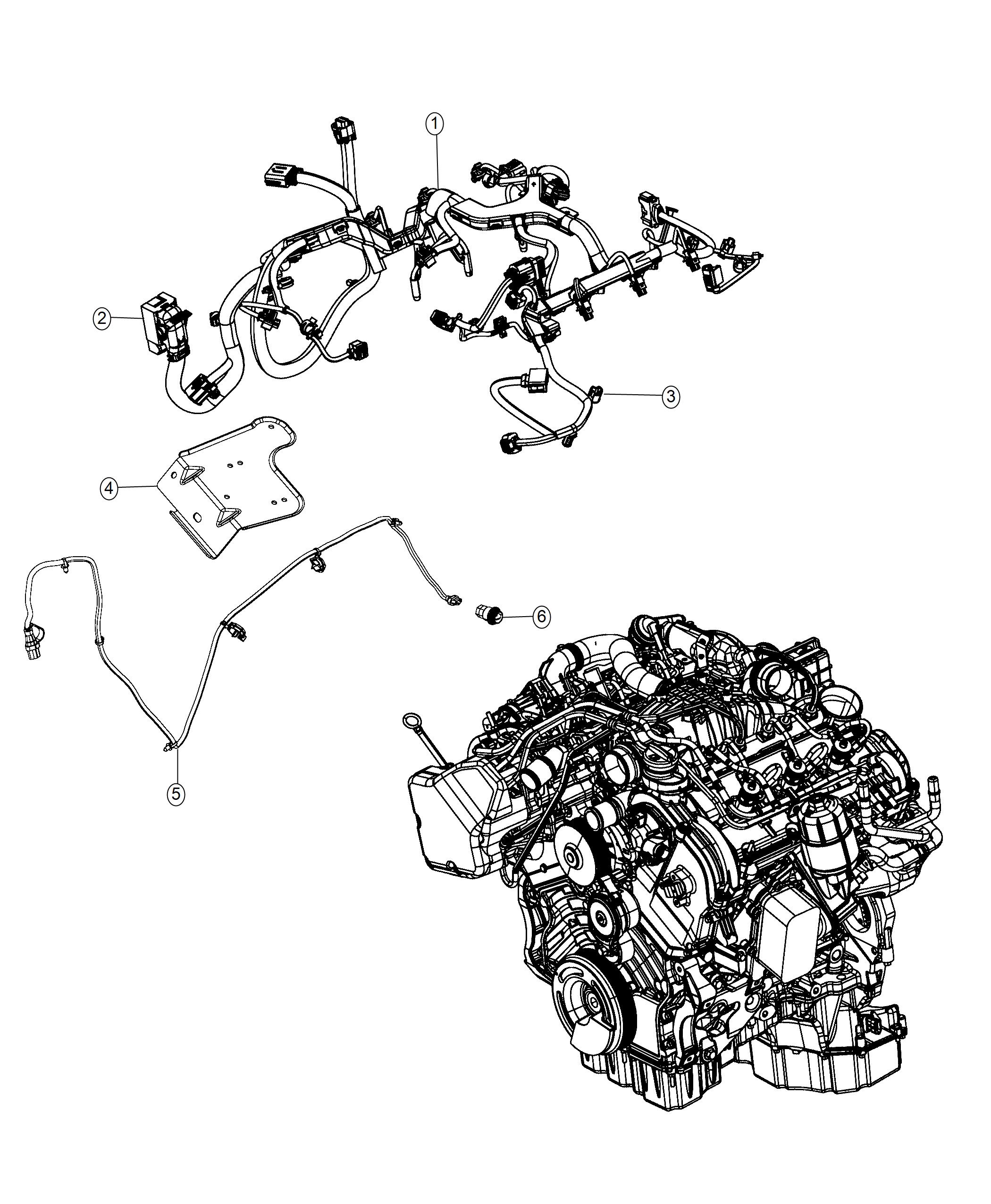 Diagram Wiring, Engine and Transmission. for your Ram 1500  