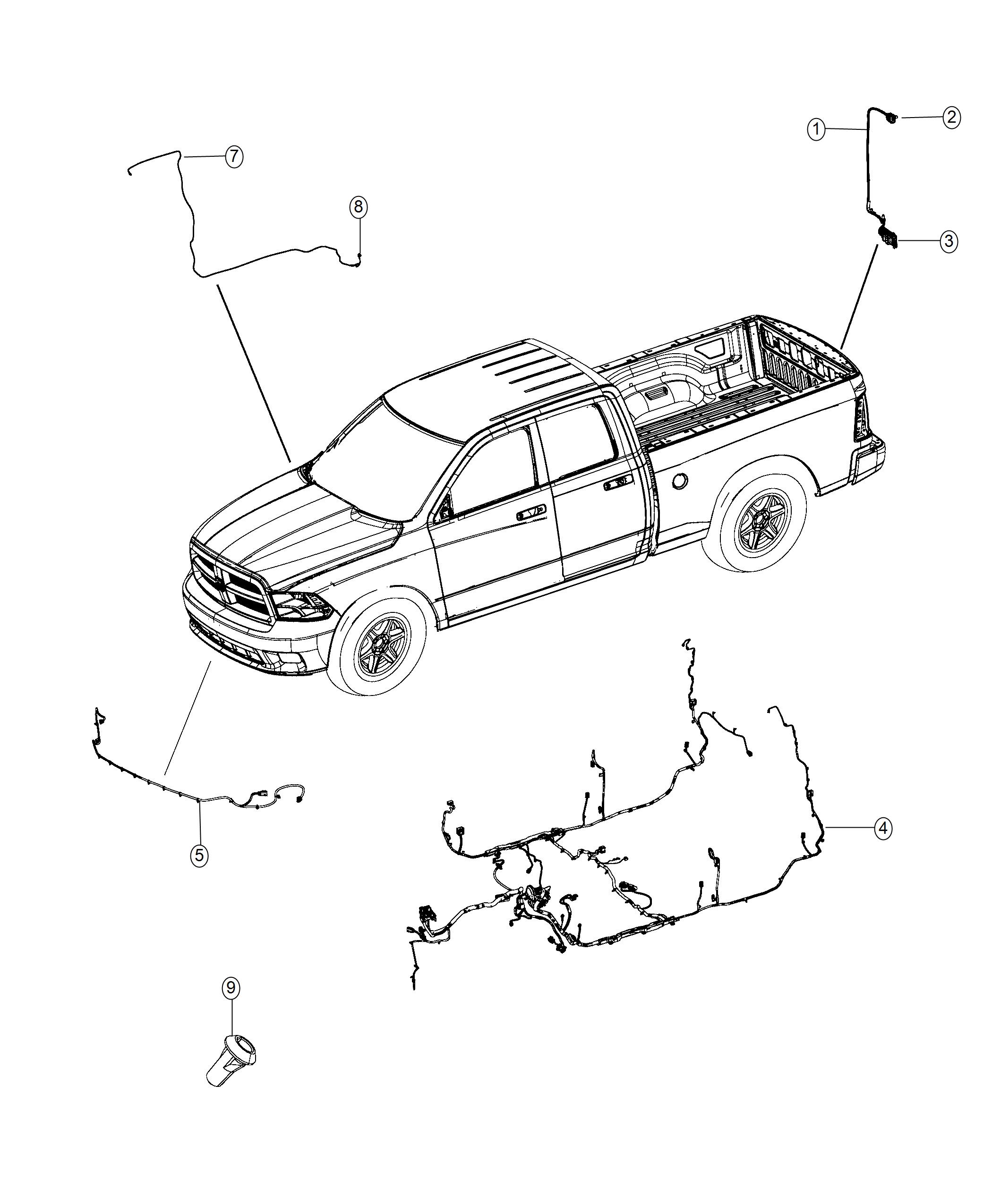 Diagram Wiring, Body. for your 2018 Ram 1500   