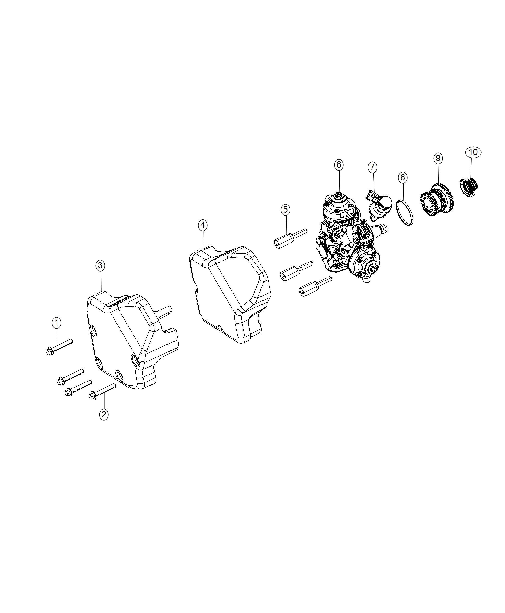 Fuel Injection Pump, 3.0L [3.0L V6 Turbo Diesel Engine]. Diagram