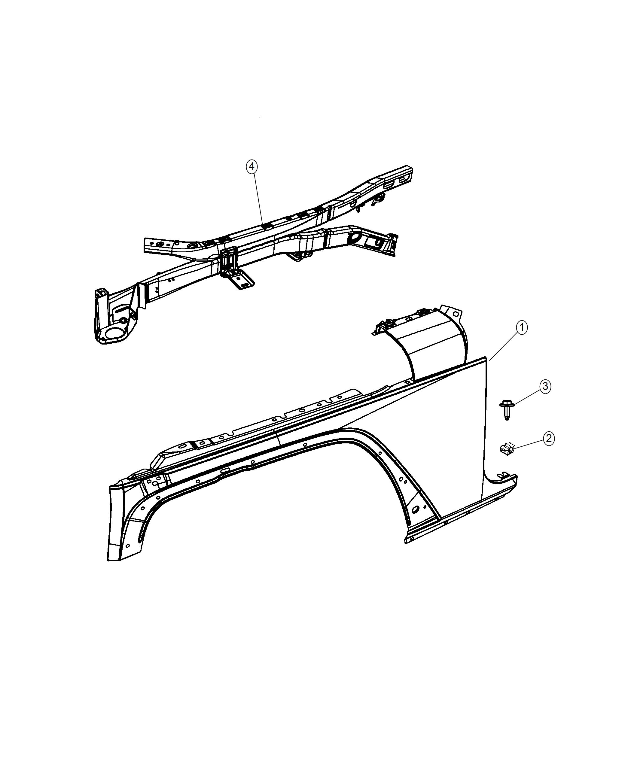 Full size assembly image of Front Fender. (1/1)