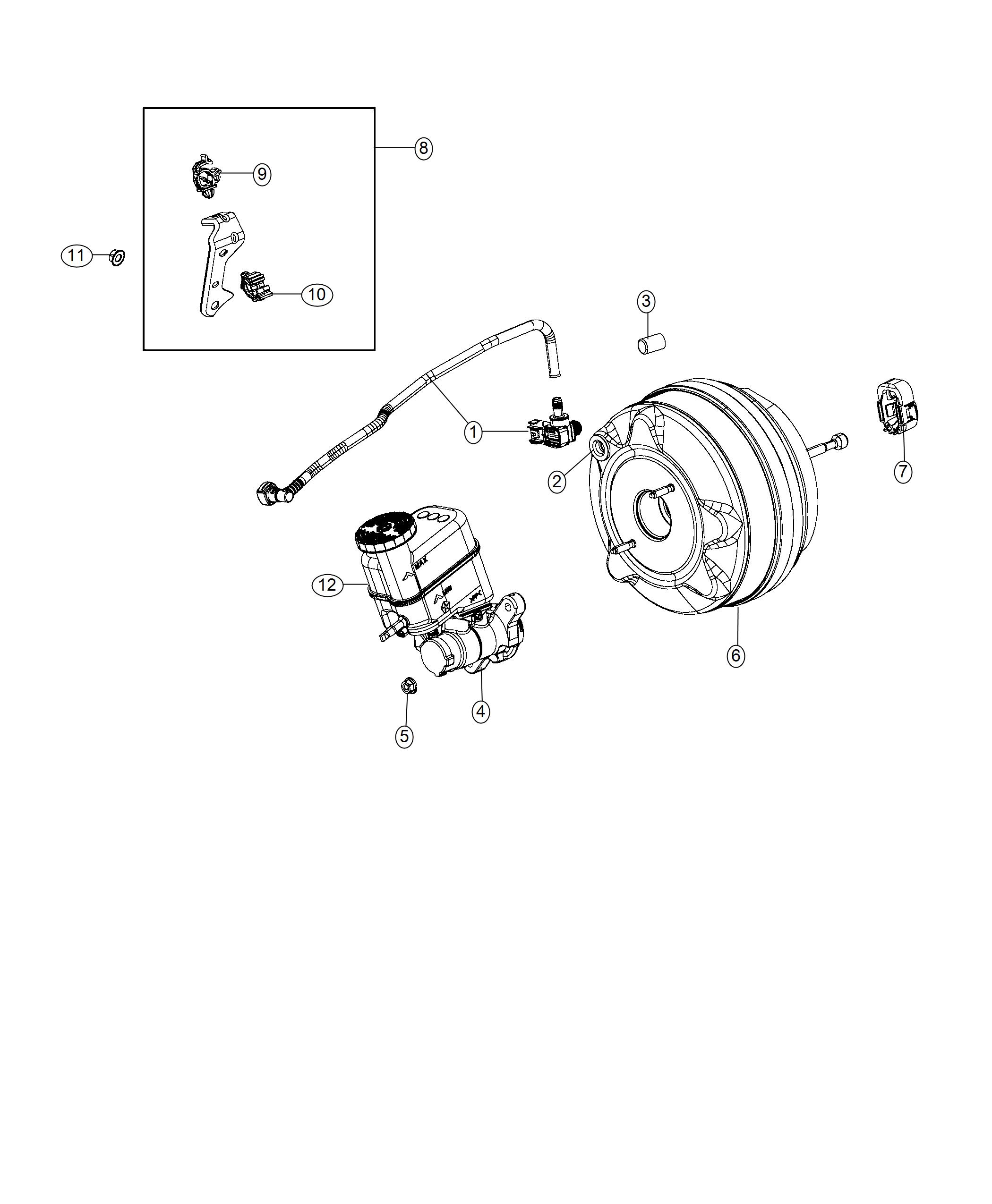 Diagram Booster. for your 2004 Chrysler 300  M 