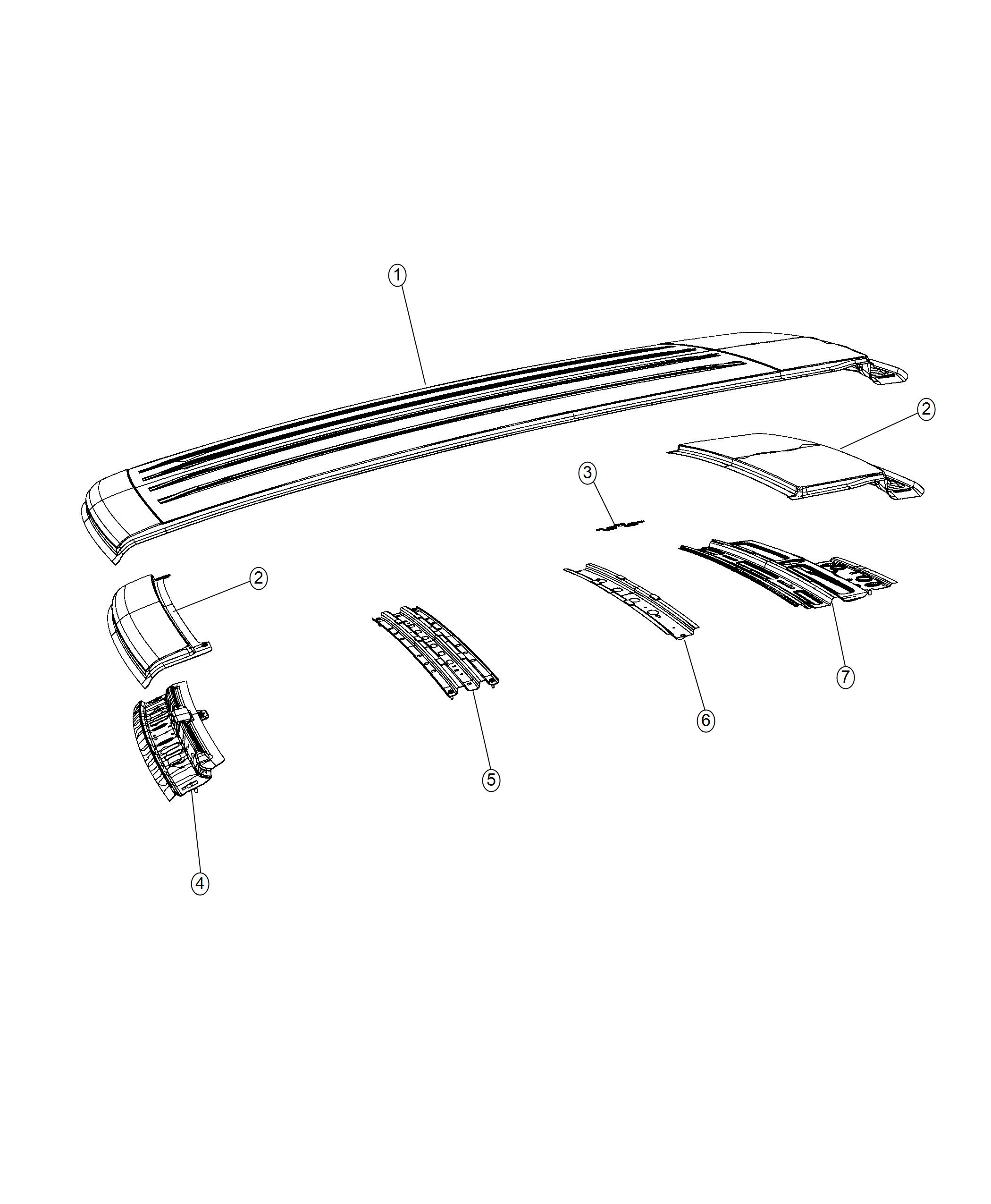 Diagram Roof Panel. for your 2009 Ram 3500   