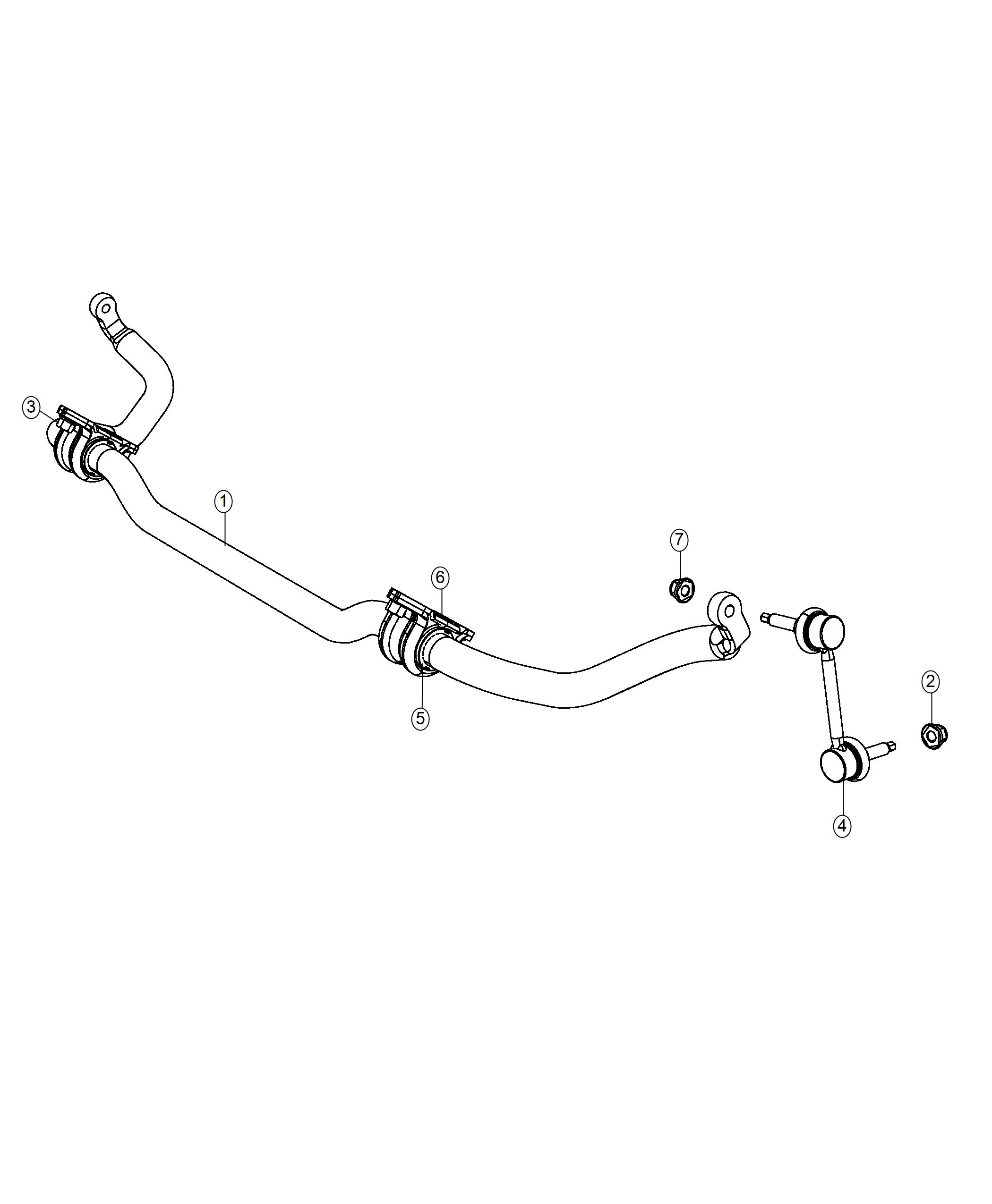 Diagram Stabilizer Bar,Front. for your Jeep