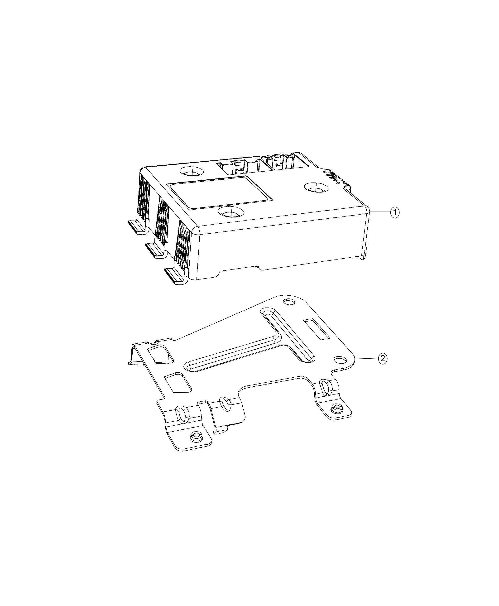 Diagram Module, Trailer Brake Control. for your 2018 Ram 2500   