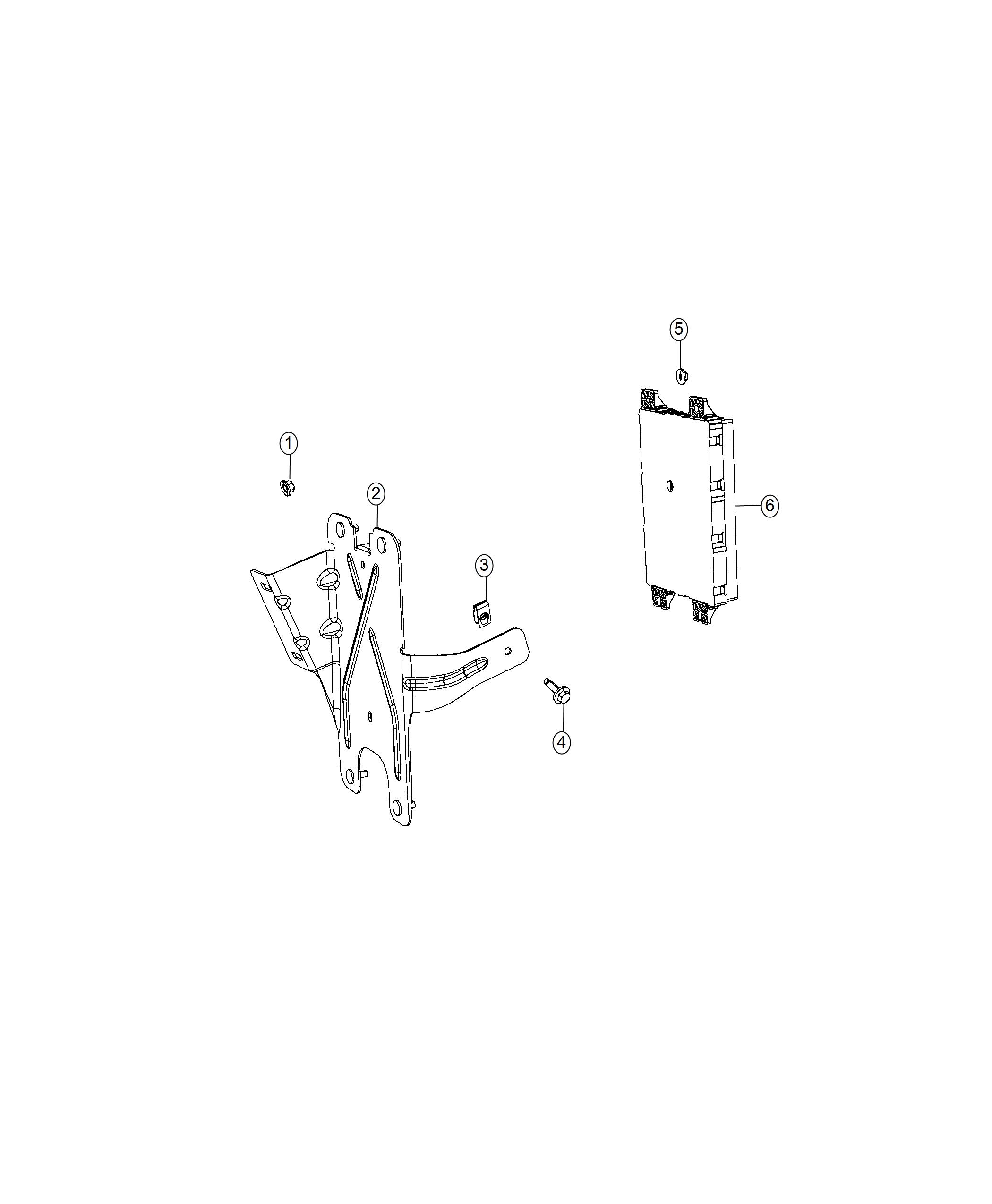 Diagram Module, Body Controller. for your Chrysler 300  M